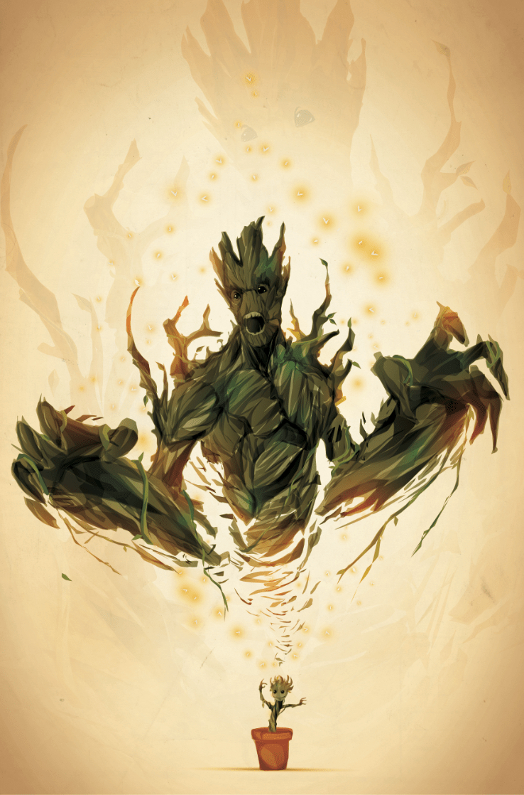 Groot Wallpaper, Marvel, Film, 109459 kb, Charakter, 740x1120 HD Handy