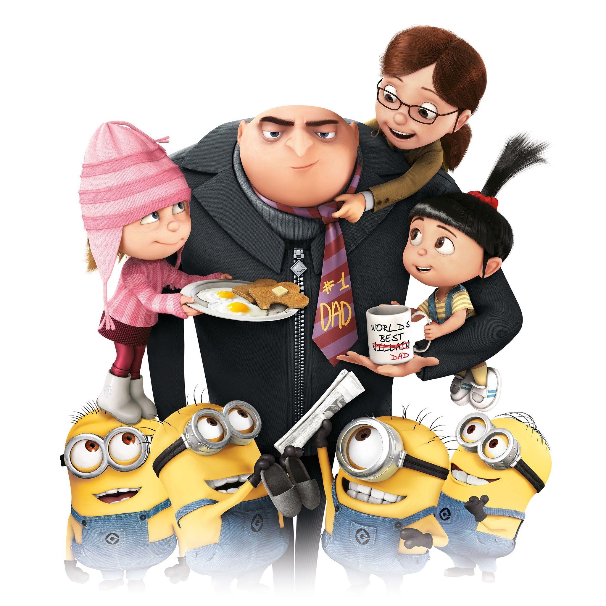 Ich - Einfach Unverbesserlich, Zeichentrick, Gru, HD, Minions, 2050x2050 HD Handy