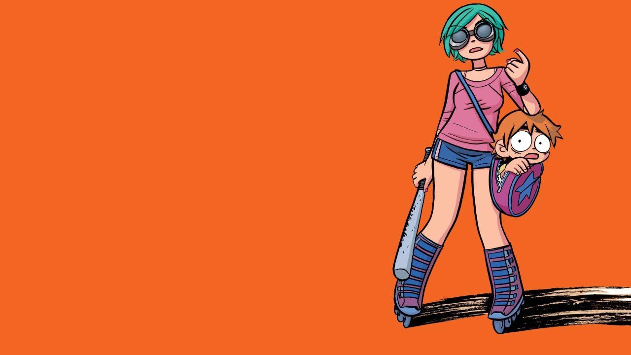 Scott Pilgrim, Ramona, Telefon, Hintergrund, Kunst, 1280x720 HD Desktop