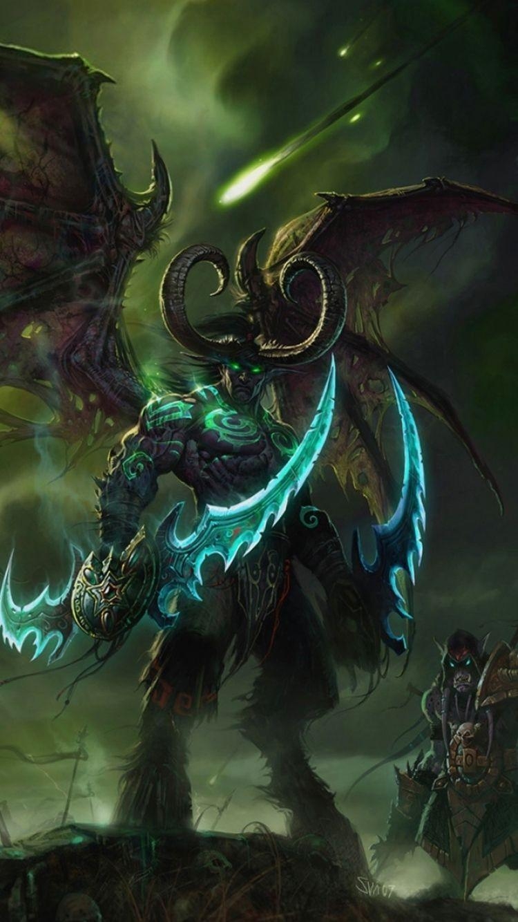 Illidan Sturmgrimm, HD, Desktop, Hintergrund, Fantasy, 750x1340 HD Handy