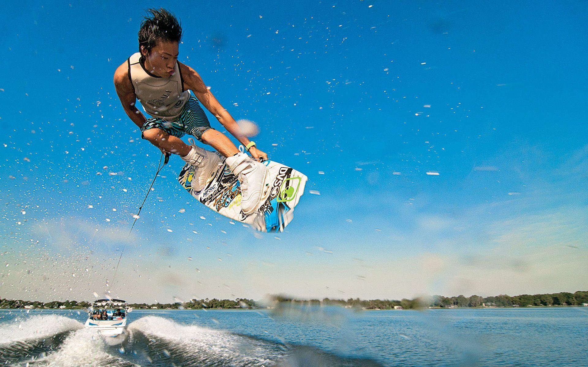 Wakeboarding, Sprung, HD, Hintergrundbild, Action, 1920x1200 HD Desktop