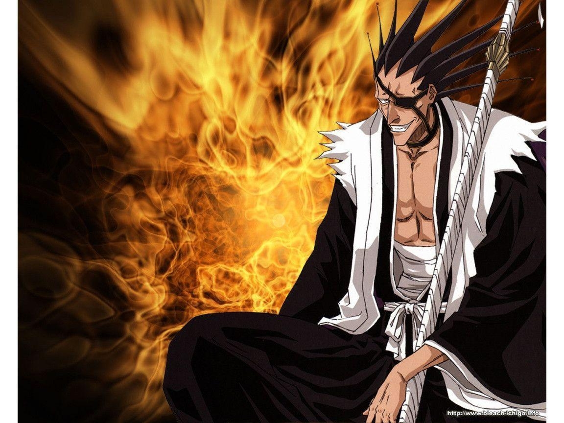 Kenpachi Zaraki, Bleach, Anime, Wallpaper, Hintergrund, 1160x870 HD Desktop