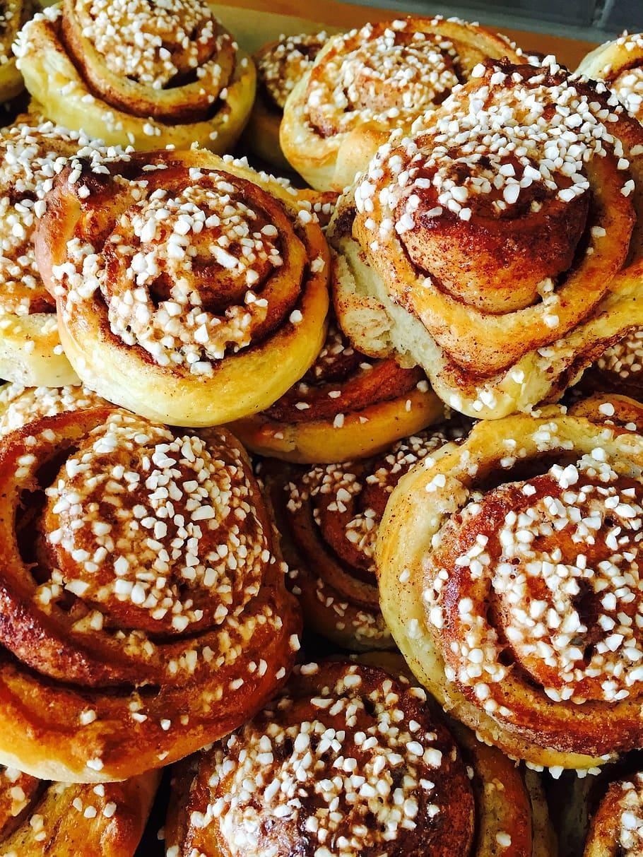 Zimtschnecken Essen, Hintergrundbild, Bäckerei, lecker, 910x1220 HD Handy