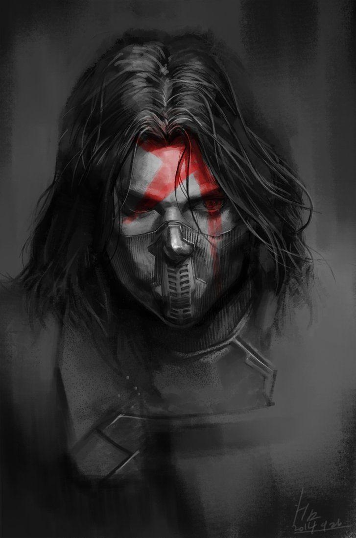 Winter Soldier, Marvel, Filme, Charakter, Hintergrund, 730x1100 HD Handy