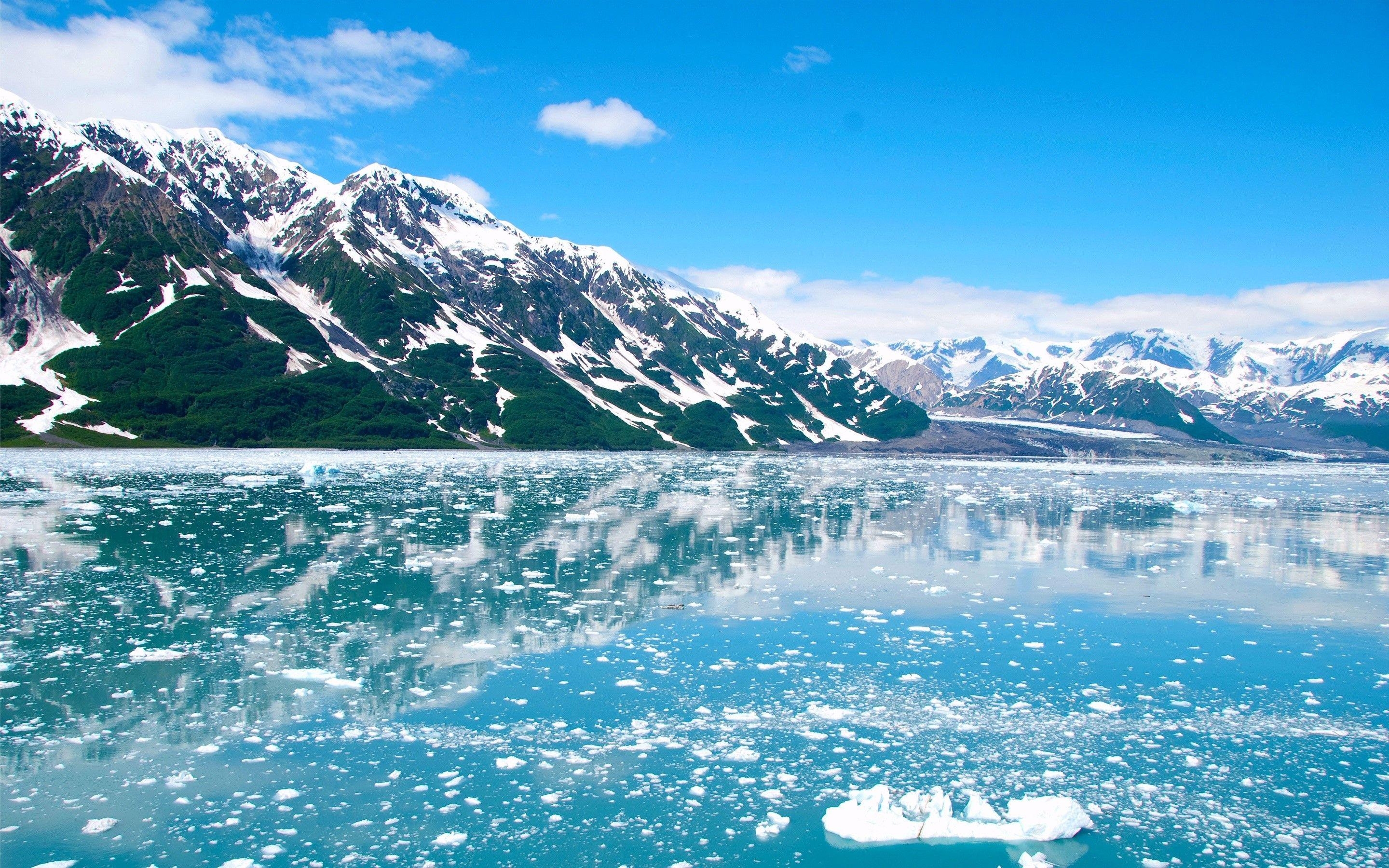 Gefrorene Berge, Alaska, Hintergrund, Natur, Abenteuer, 2880x1800 HD Desktop