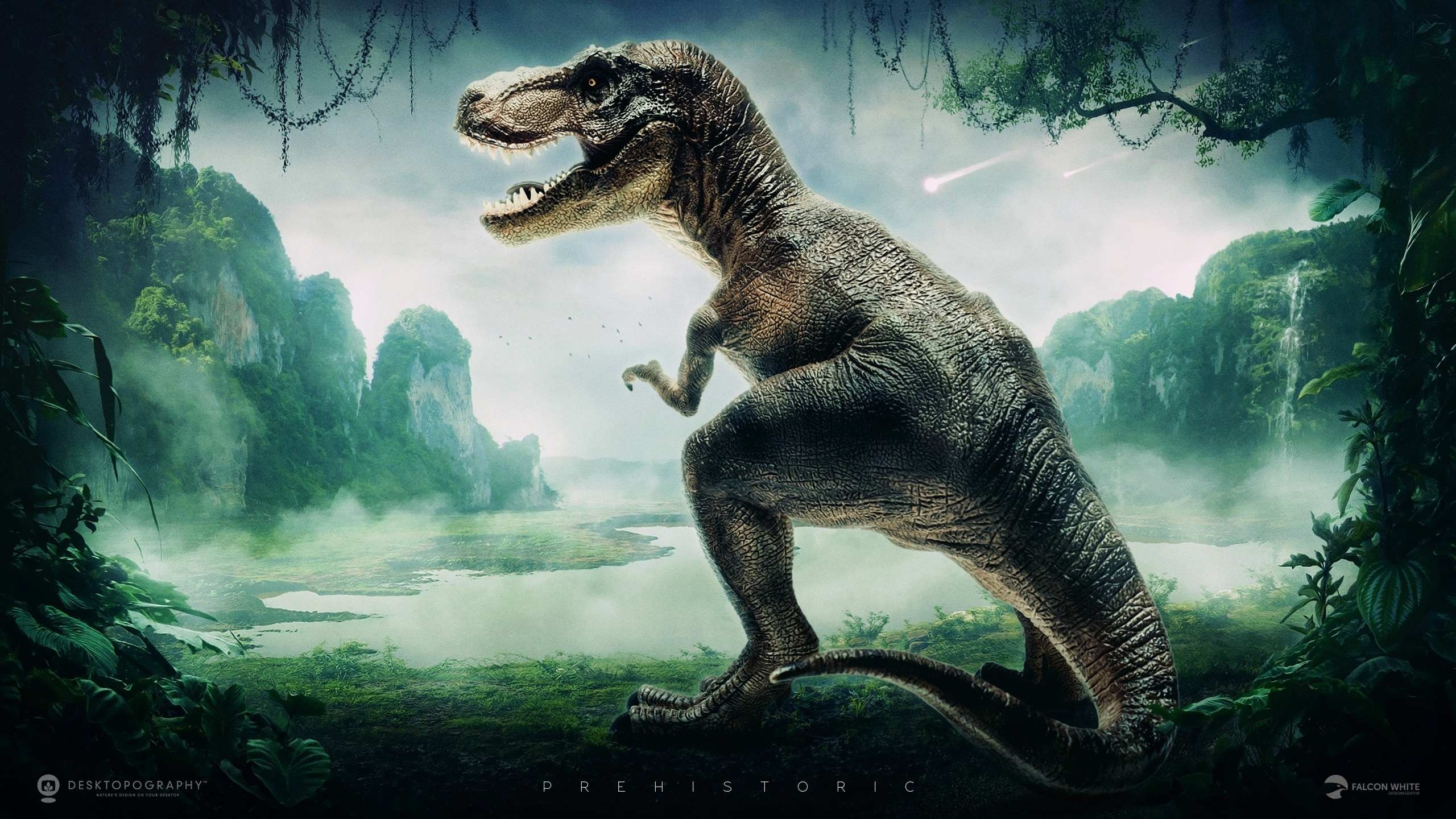 T Rex, Dinosaurier, Tapete, Urzeit, Jurassic, 2560x1440 HD Desktop