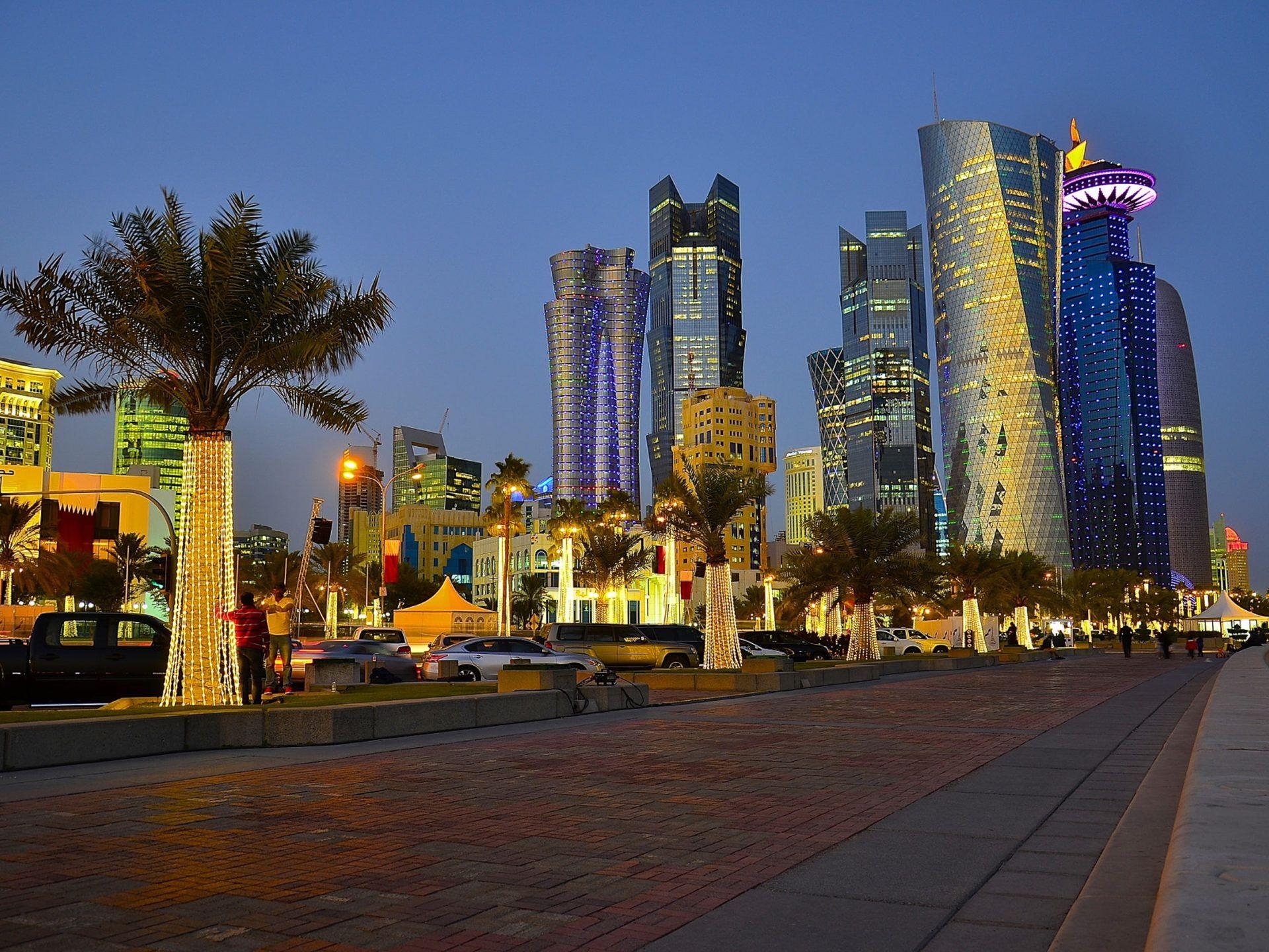 Doha, Hauptstadt, Katar, Bevölkerungsreich, Stadt, 1920x1440 HD Desktop