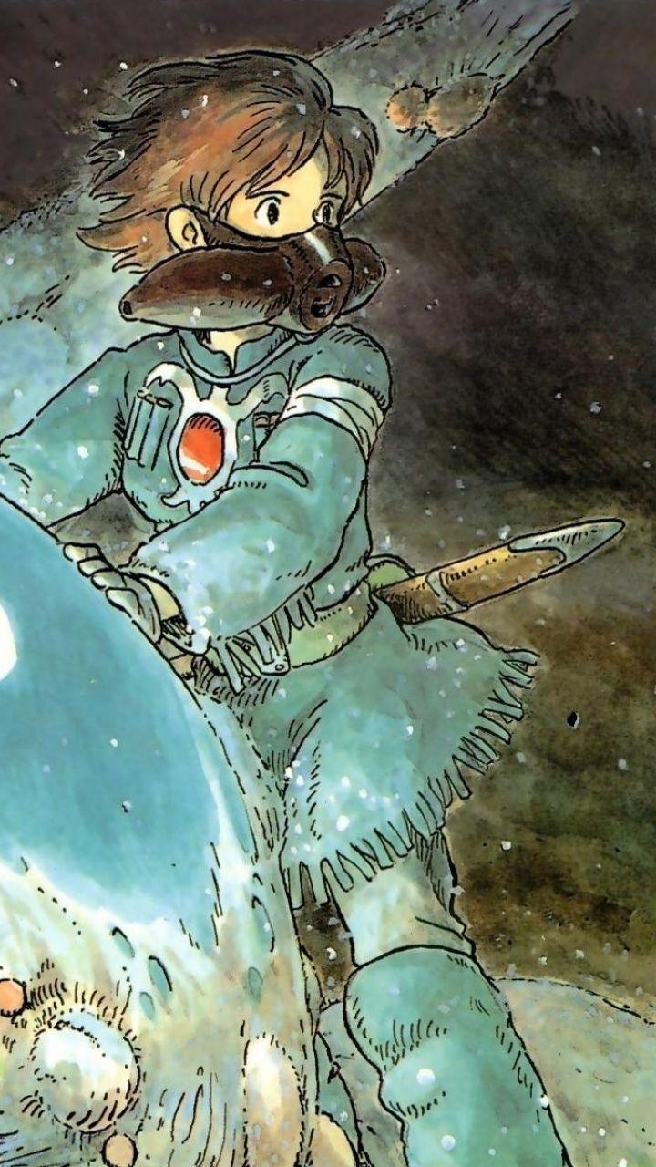 Nausicaä, Anime, Film, Studio Ghibli, Abenteuer, 720x1280 HD Handy