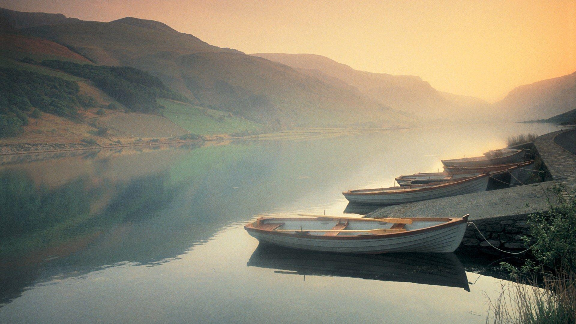 Talyllyn See, Nordwales, Landschaft, Naturfotografie, Szenen, 1920x1080 Full HD Desktop