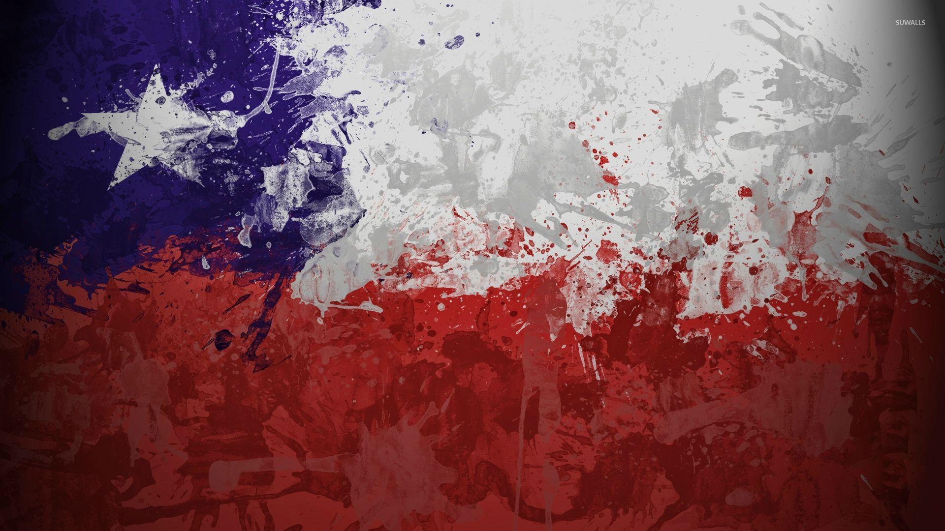 Chile, Flagge, Hintergrund, Santiago, Wandbild, 1920x1080 Full HD Desktop