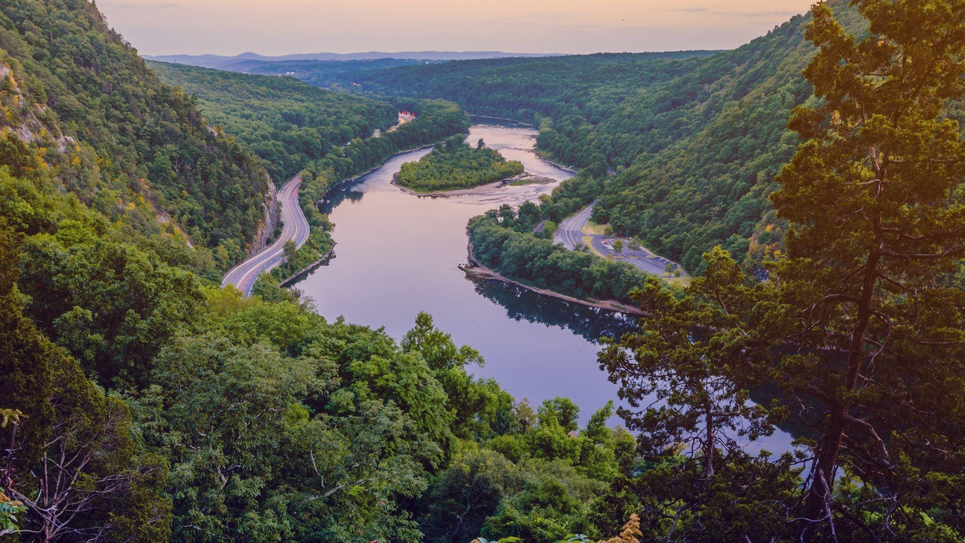 Delaware Water Gap, Natur, USA, Reisen, Landschaft, 1920x1080 Full HD Desktop