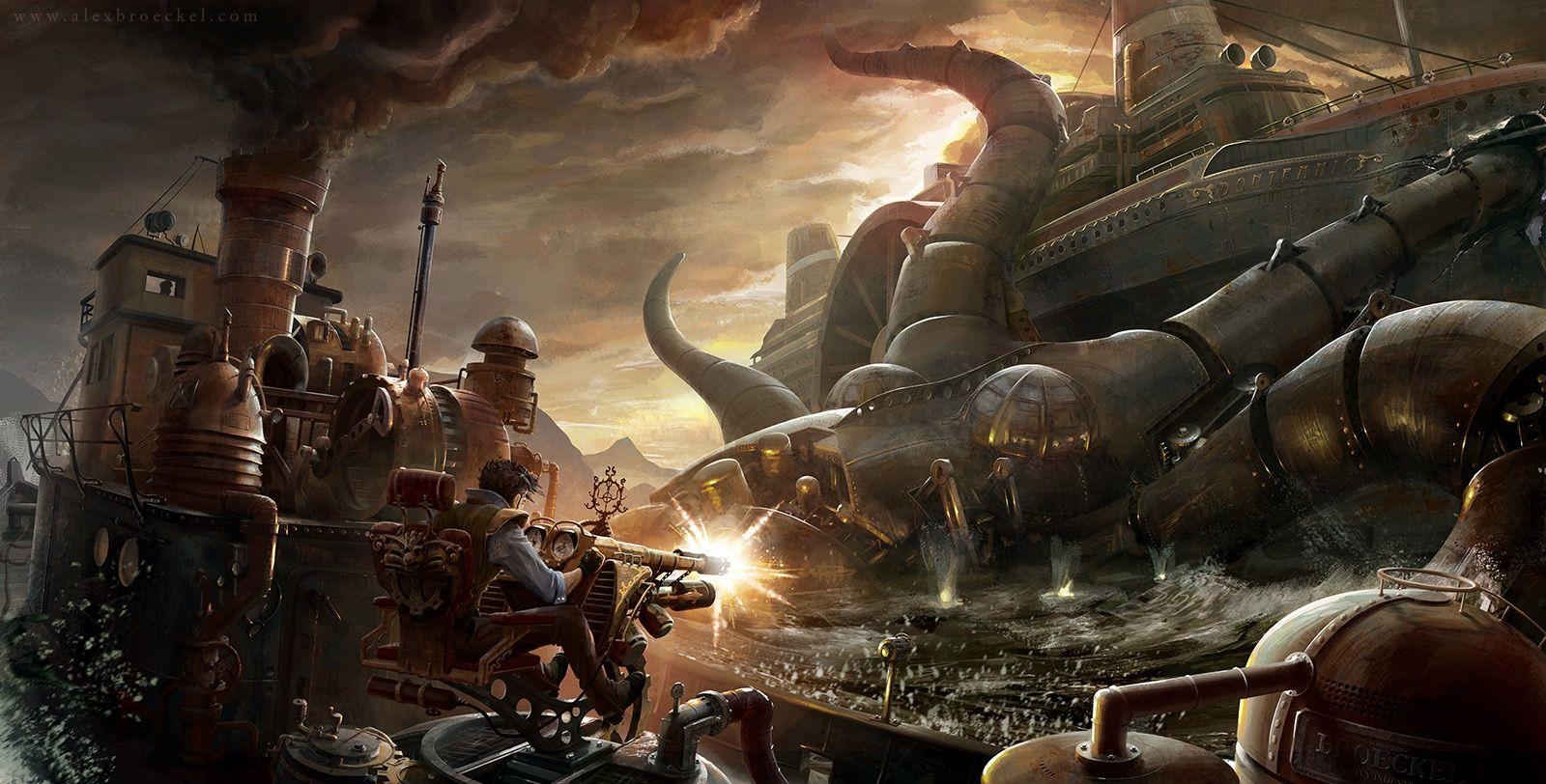 Kraken, Wallcookdiarynet, HD, 812, Kunst, 1600x820 HD Desktop