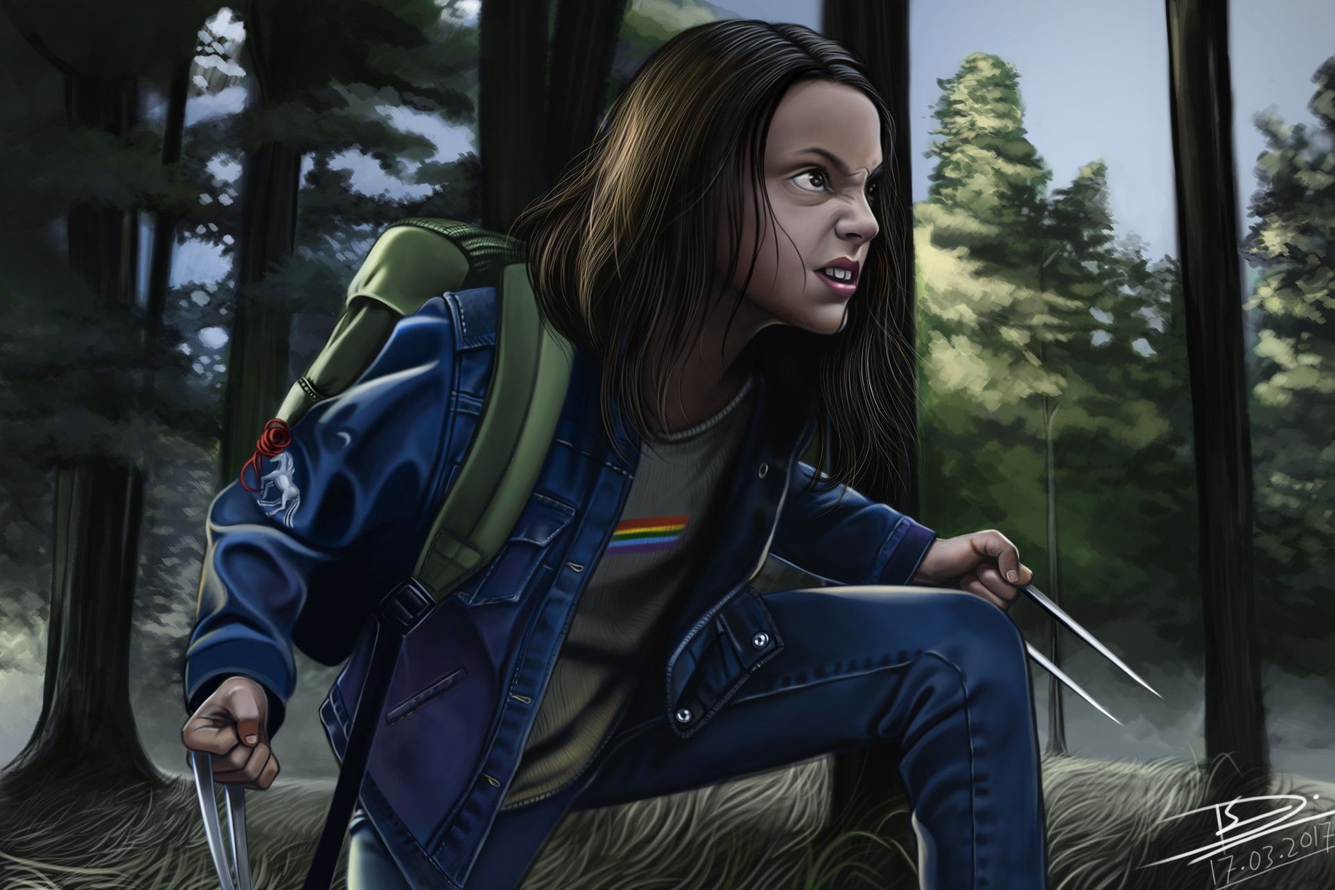 Dafne Keen, Prinzessin, Wolverine, Schauspielerin, Kino, 1920x1280 HD Desktop