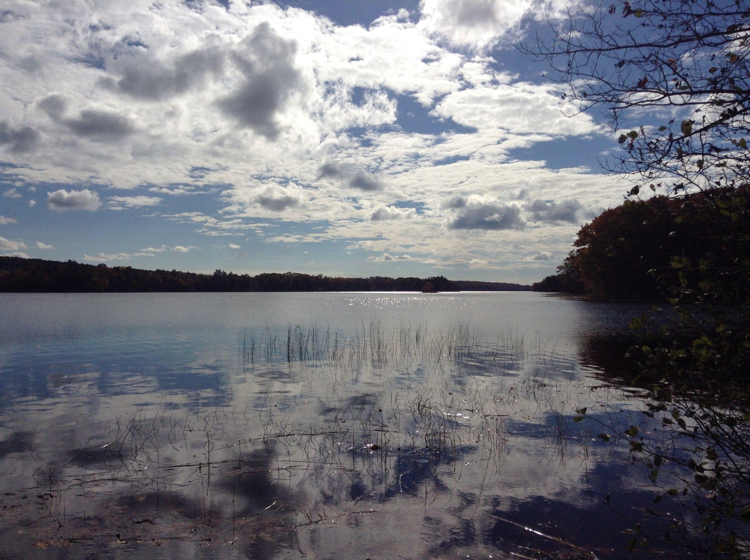 Strand, Herbst, See, Maine, HD, 2600x1940 HD Desktop