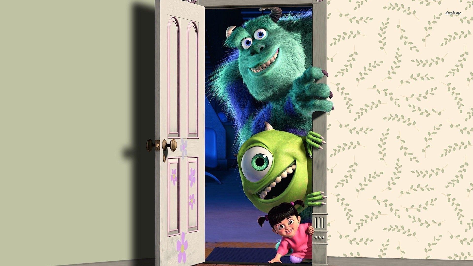 Monsters Inc, Pixar, Disney, Hintergrund, Cartoons, 1920x1080 Full HD Desktop