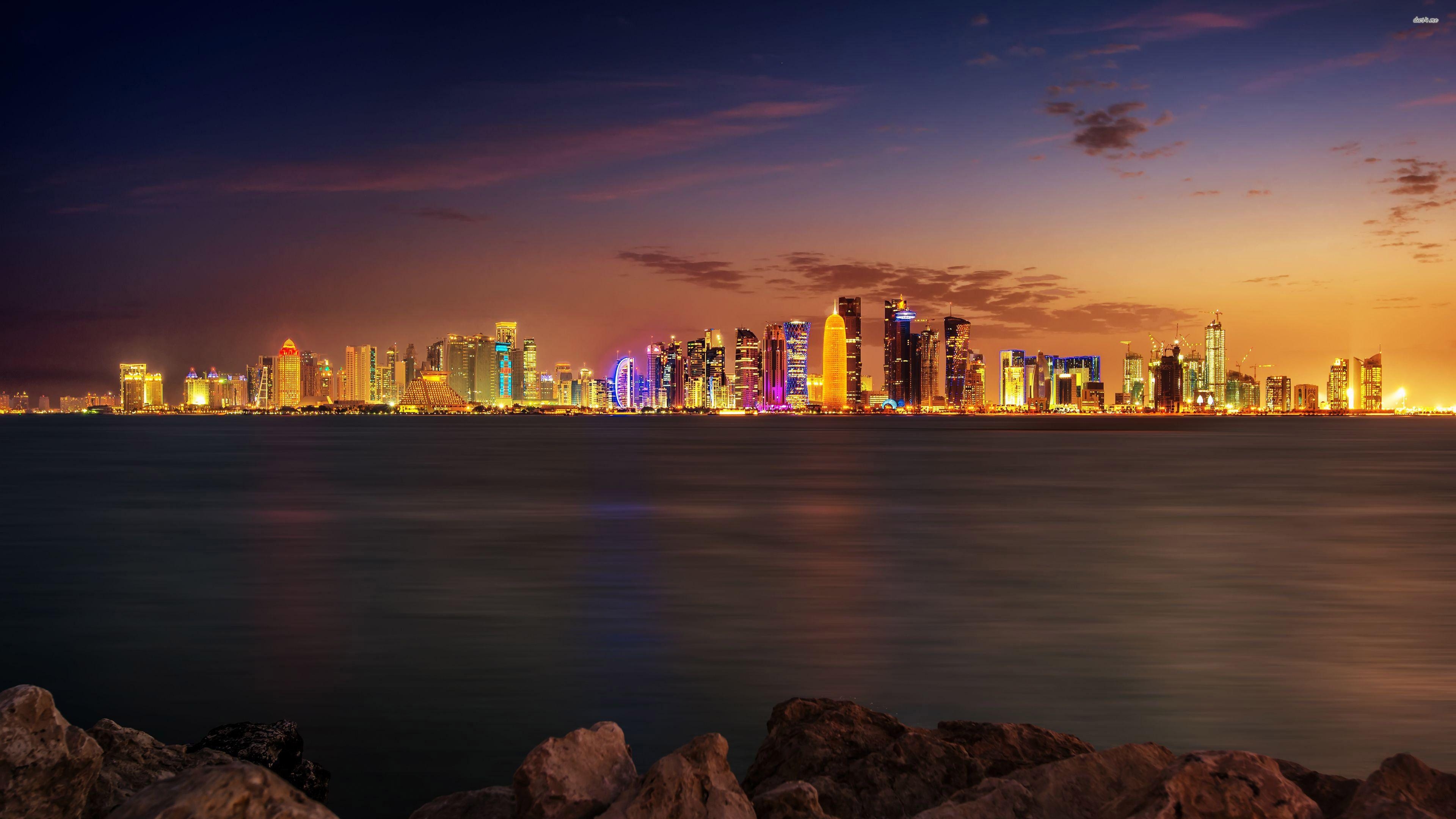 Doha, Katar, Architektur, Urbane, Panorama, 3840x2160 4K Desktop