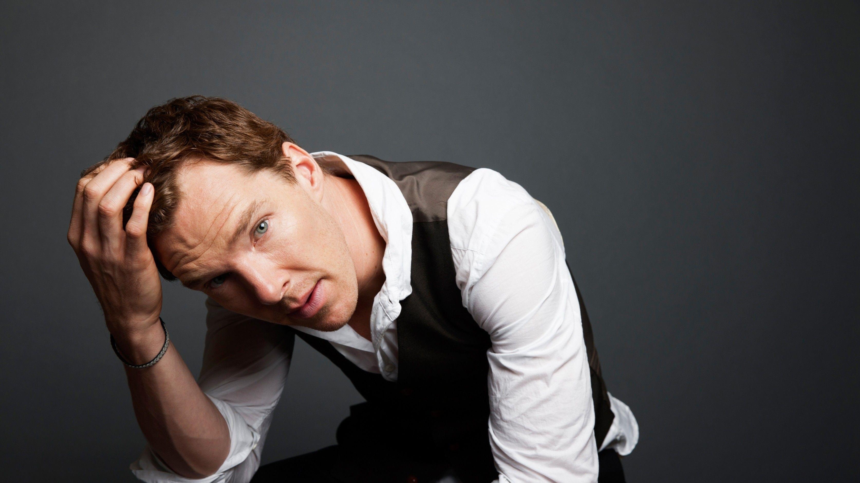 Benedict Cumberbatch, blaue Augen, Schauspieler, Film, Promi, 3350x1890 HD Desktop