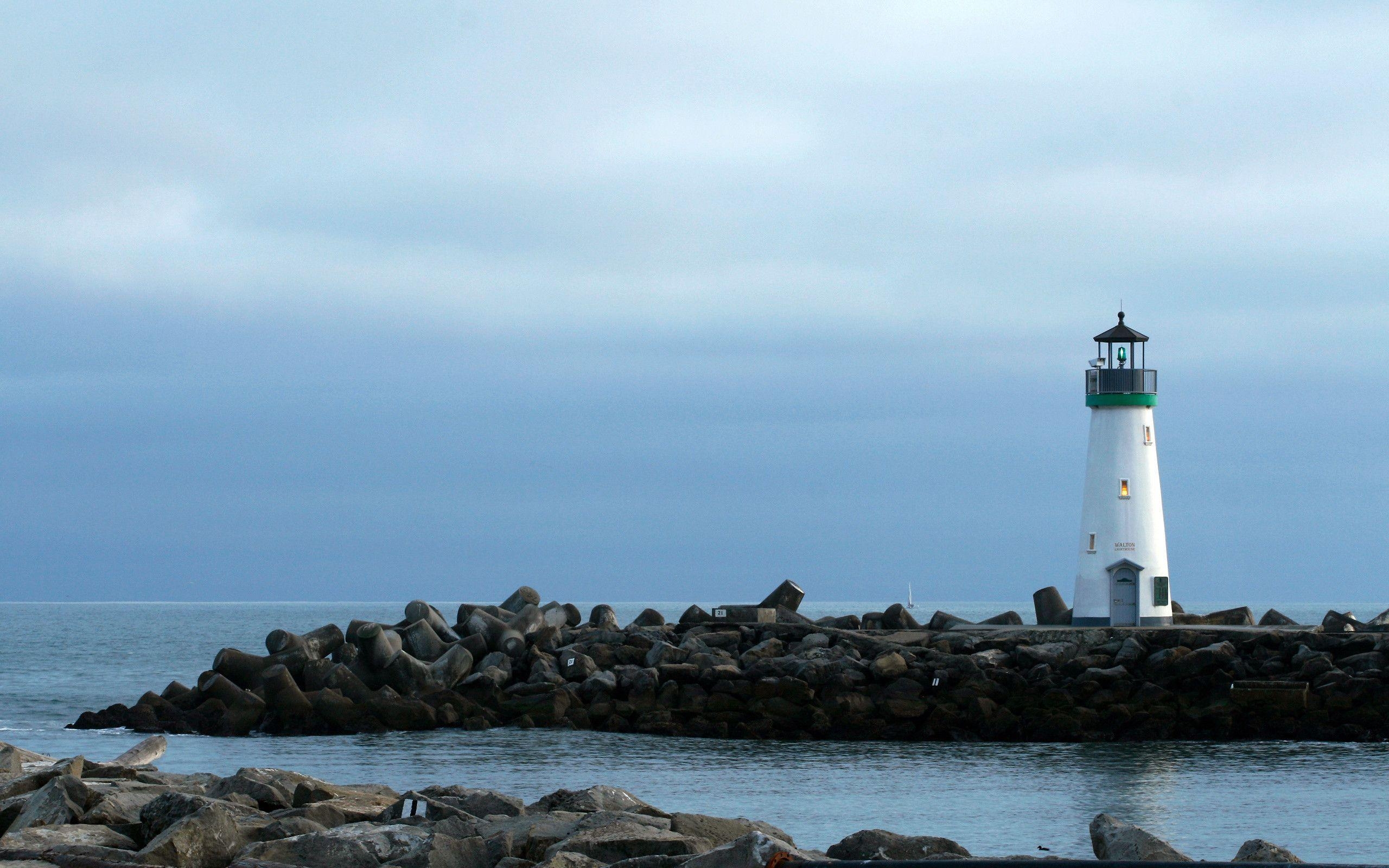 Leuchtturm, Meer, Küste, Natur, Horizont, 2560x1600 HD Desktop