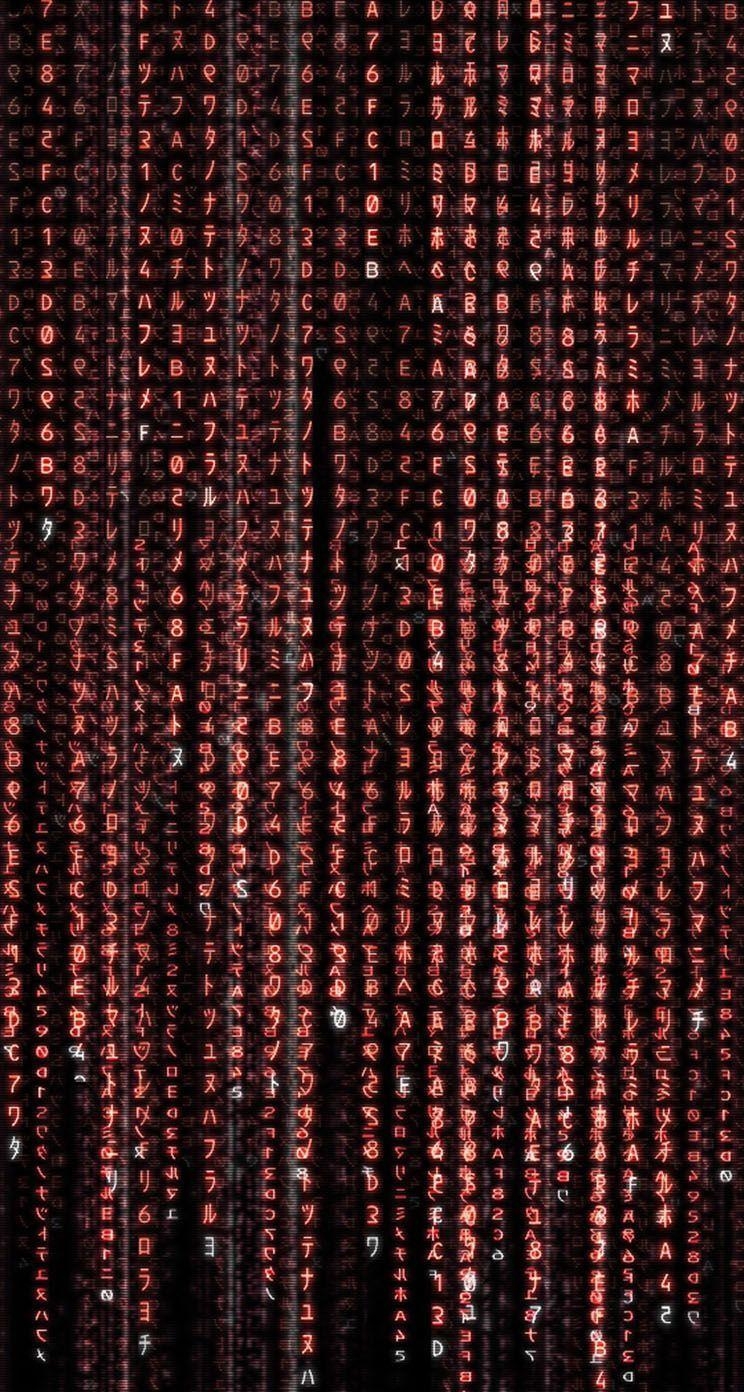 Die Matrix, Rot, Hintergrund, Sci-Fi, Filme, 750x1400 HD Handy