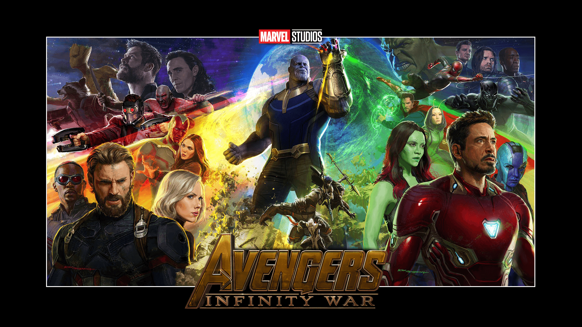 Infinity Gauntlet, Avengers, Marvel, Film, Comic, 1920x1080 Full HD Desktop