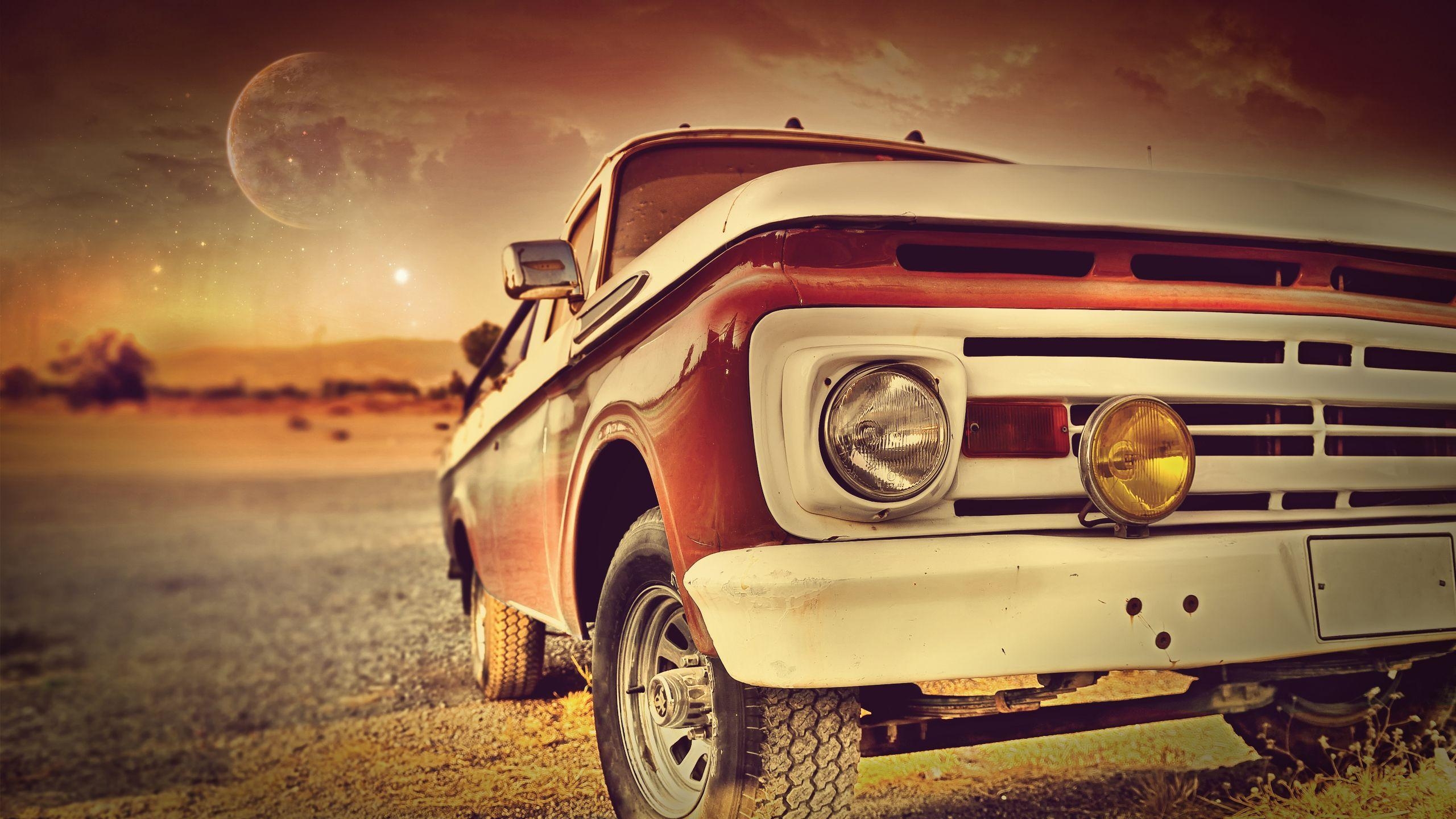 Vintage Auto, Hintergrund, Bild, Retro, Klassiker, 2560x1440 HD Desktop