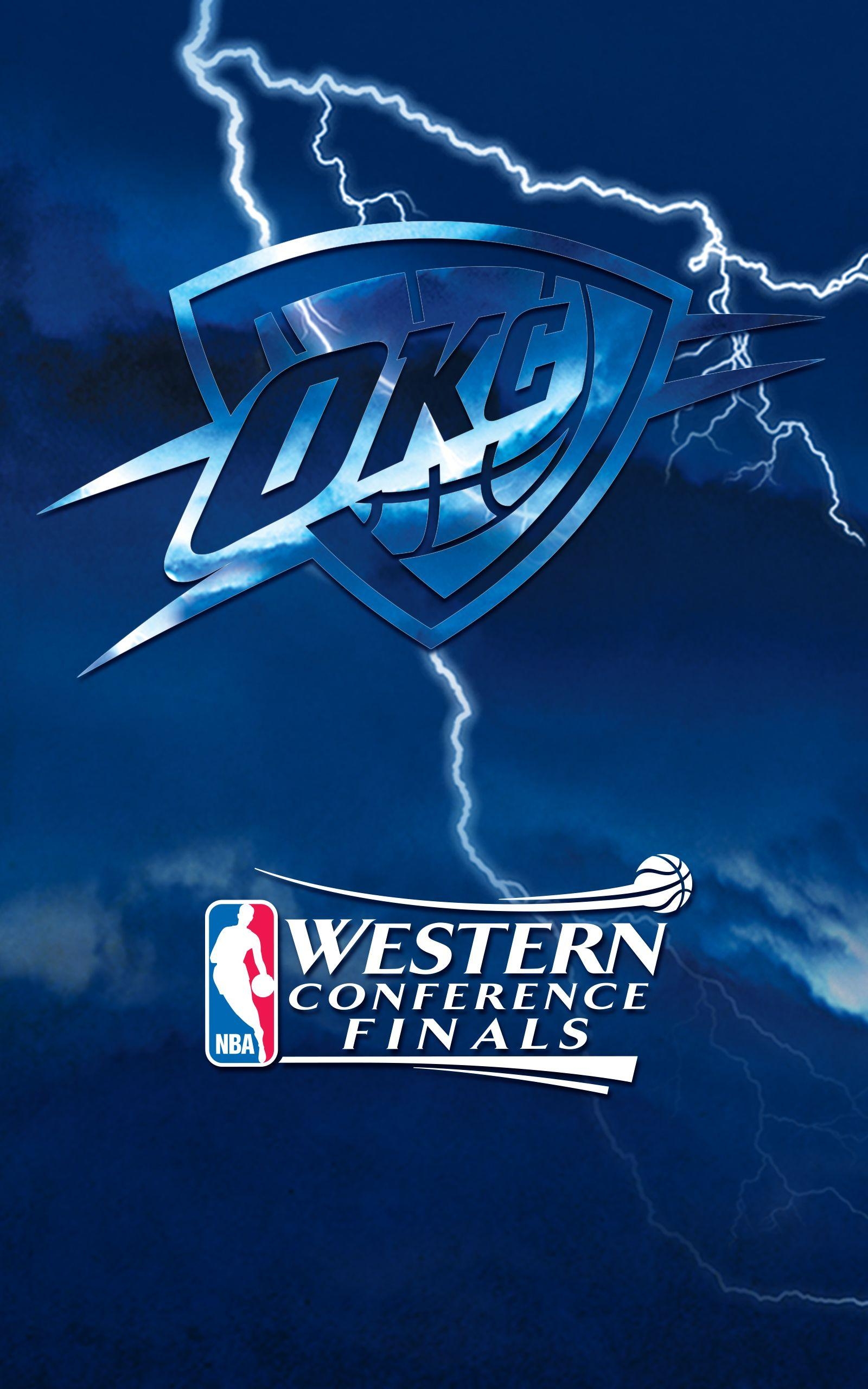 Thunder, Playoffs, Basketball, Oklahoma, Team, 1600x2560 HD Handy