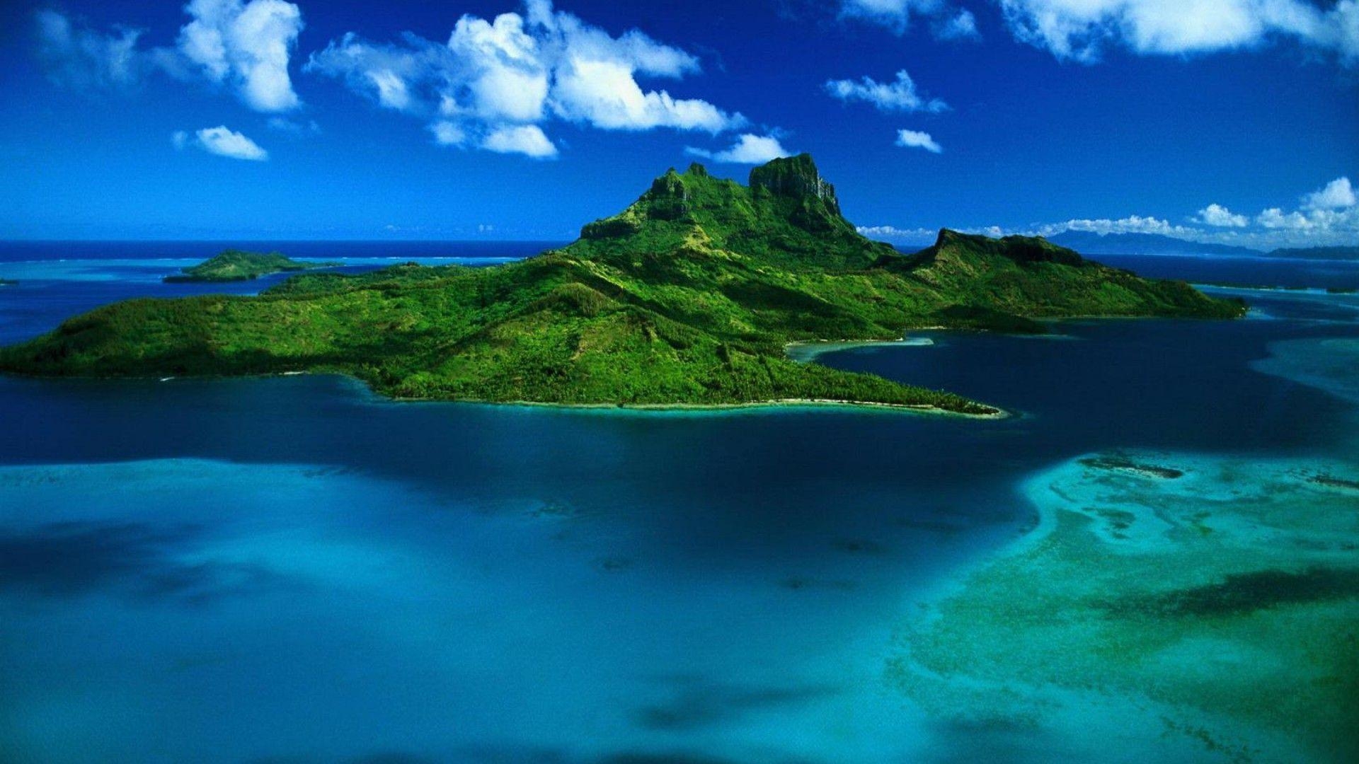 Insel Natur Landschaft Meer Urlaubsparadies, 1920x1080 Full HD Desktop