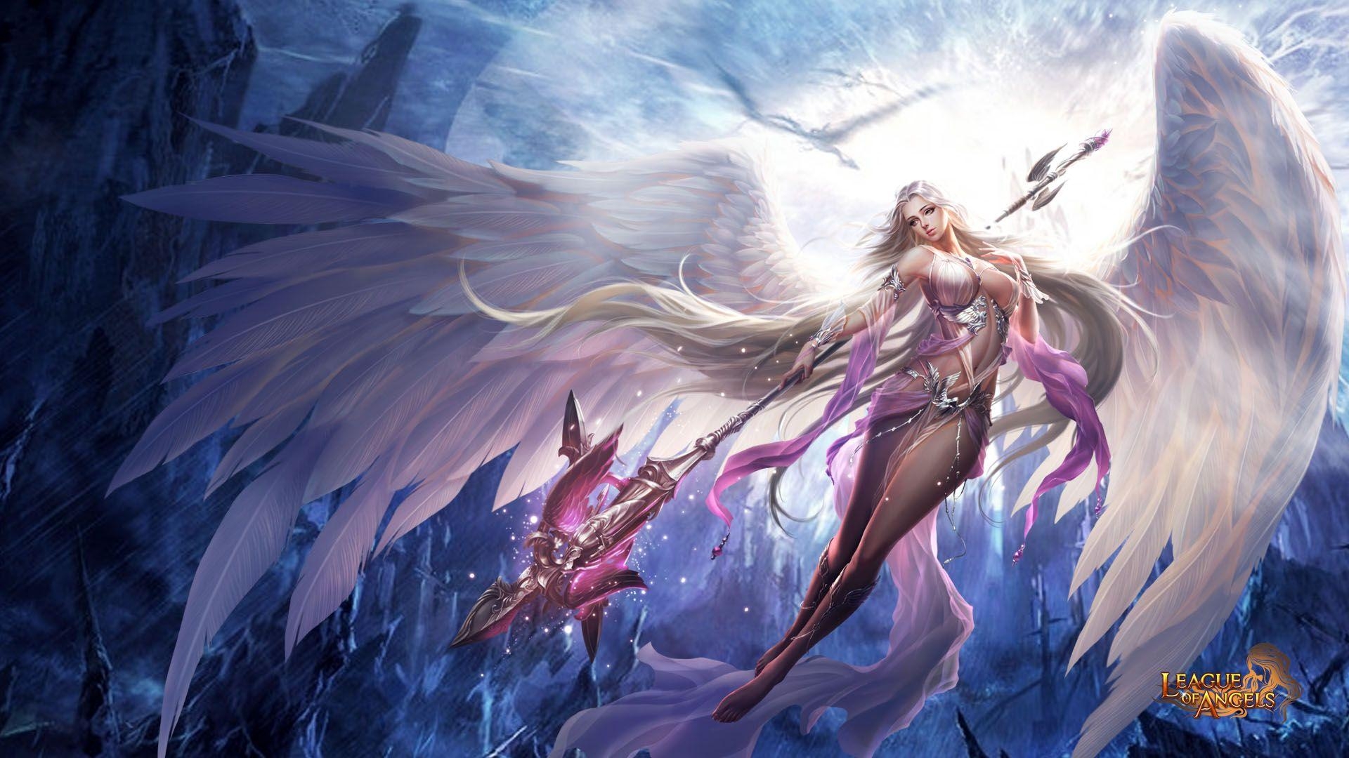 League of Angels, Spiel, Fantasy, Engel, Strategie, 1920x1080 Full HD Desktop