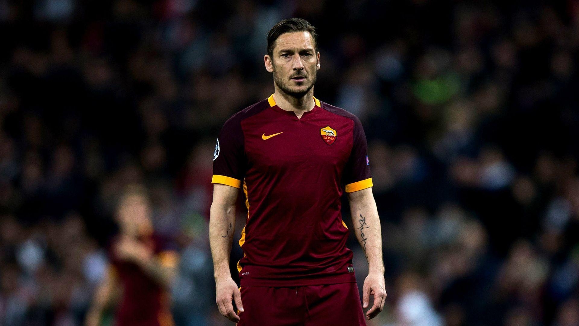 Totti, Hintergrundbild, Fußballlegende, Italien, AS Roma, 1920x1080 Full HD Desktop