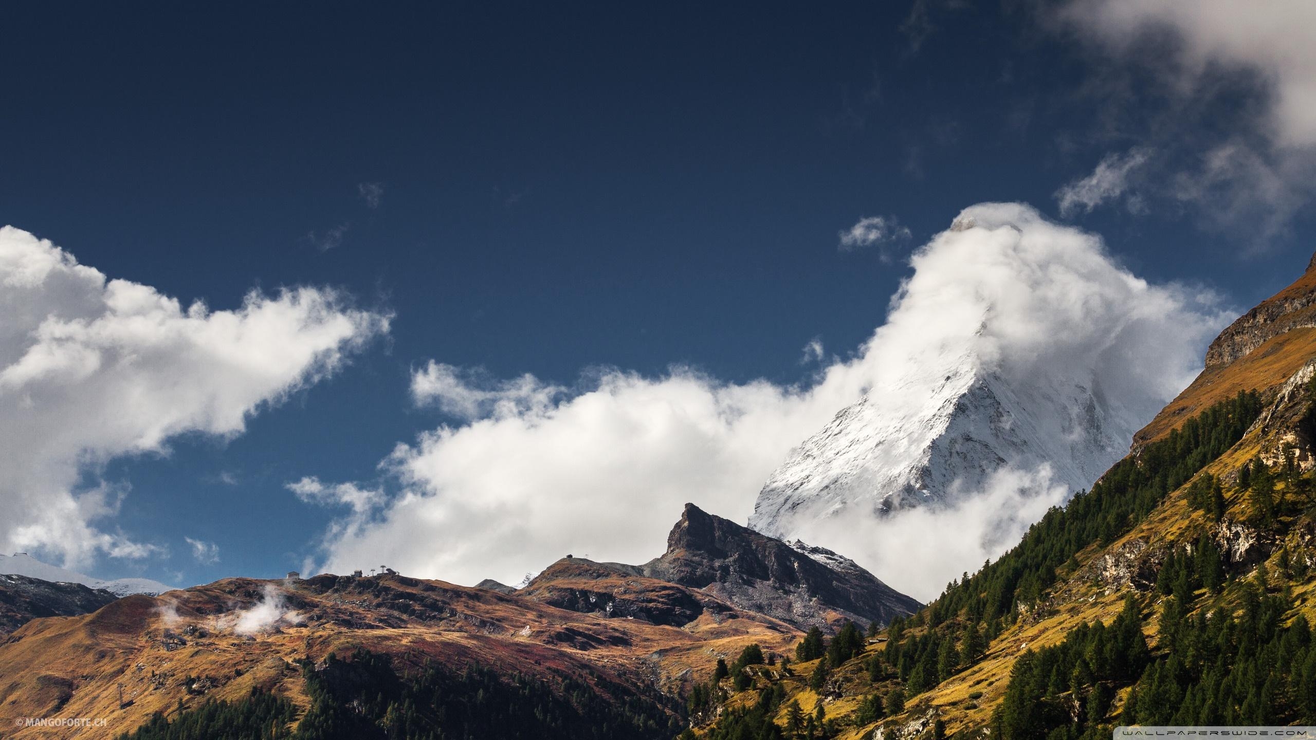 Matterhorn, Zermatt, Schweiz, 4K, UHD, 2560x1440 HD Desktop