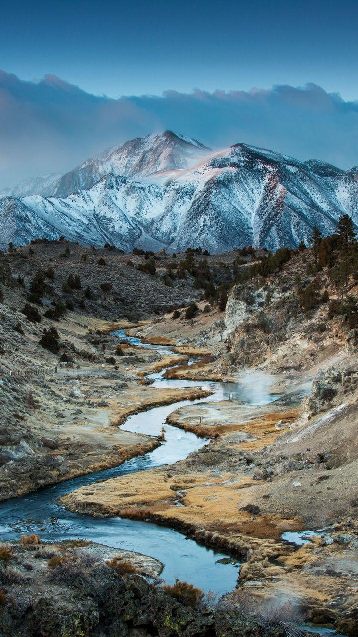 Kalifornien, Berge, Canyon, Sierra Nevada, Landschaft, 720x1280 HD Handy