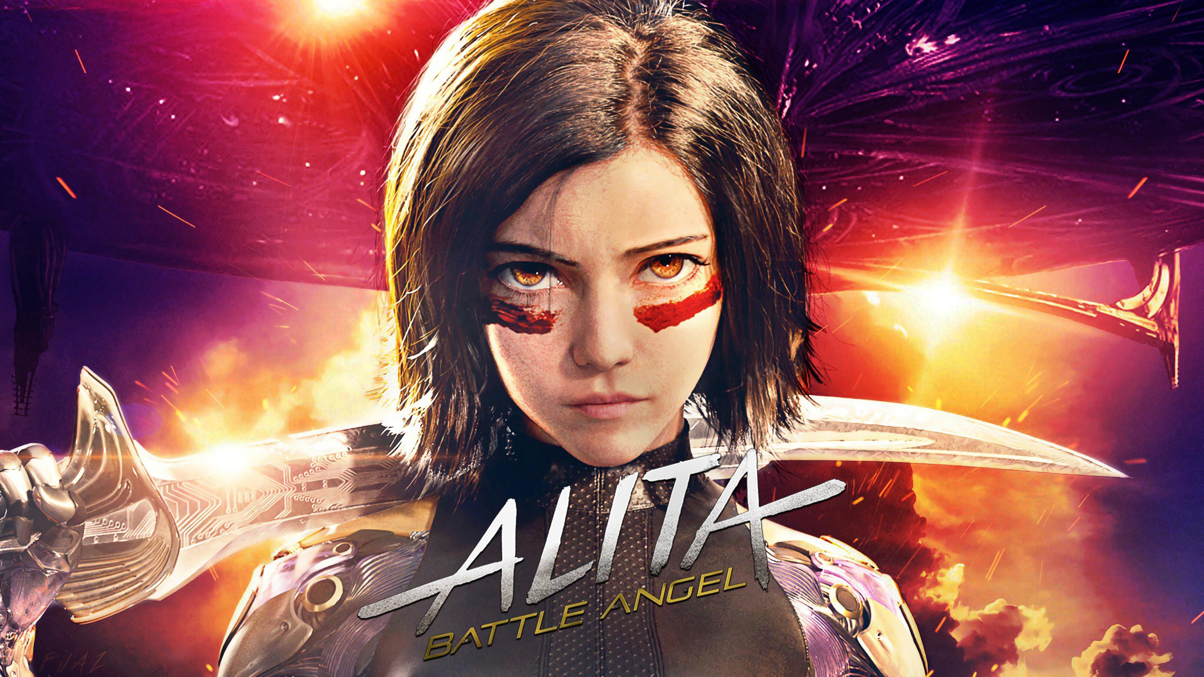 Alita Battle Angel, Hintergrund, Film, Bild, Kino, 4100x2310 4K Desktop