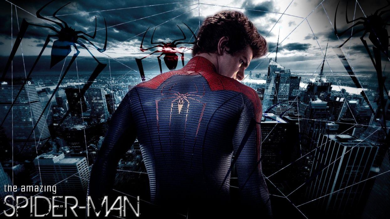 Andrew Garfield, Spider Man, Film, The Amazing Spider Man, Hintergrund, 1250x700 HD Desktop