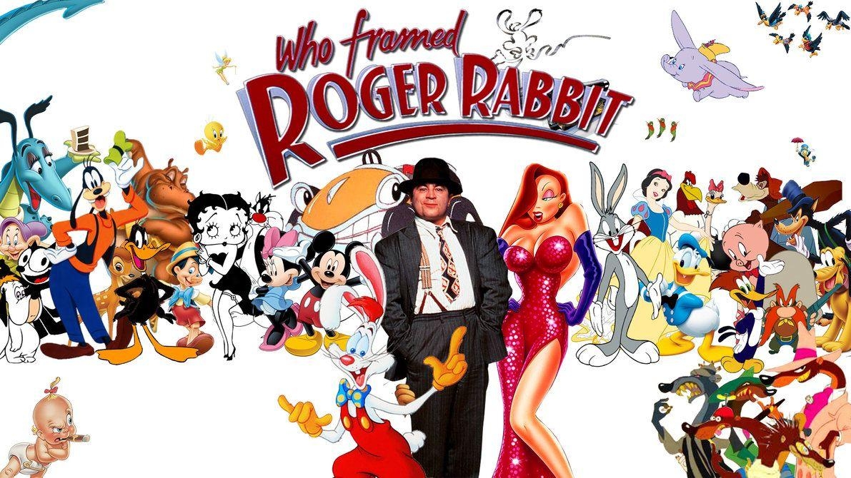 Roger Rabbit, Jessica Rabbit, Cartoon, Zeichentrick, Retro, 1200x670 HD Desktop