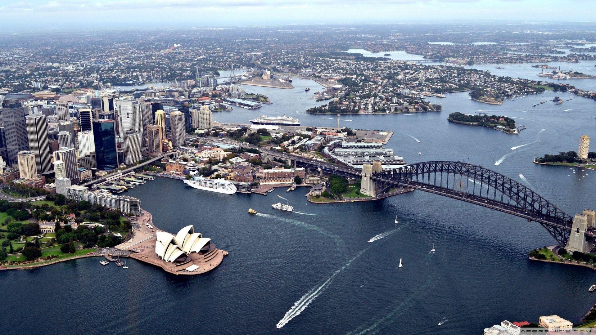 Sydney, Stadtszene, Australien, Metropolitan, Reisen, 1920x1080 Full HD Desktop