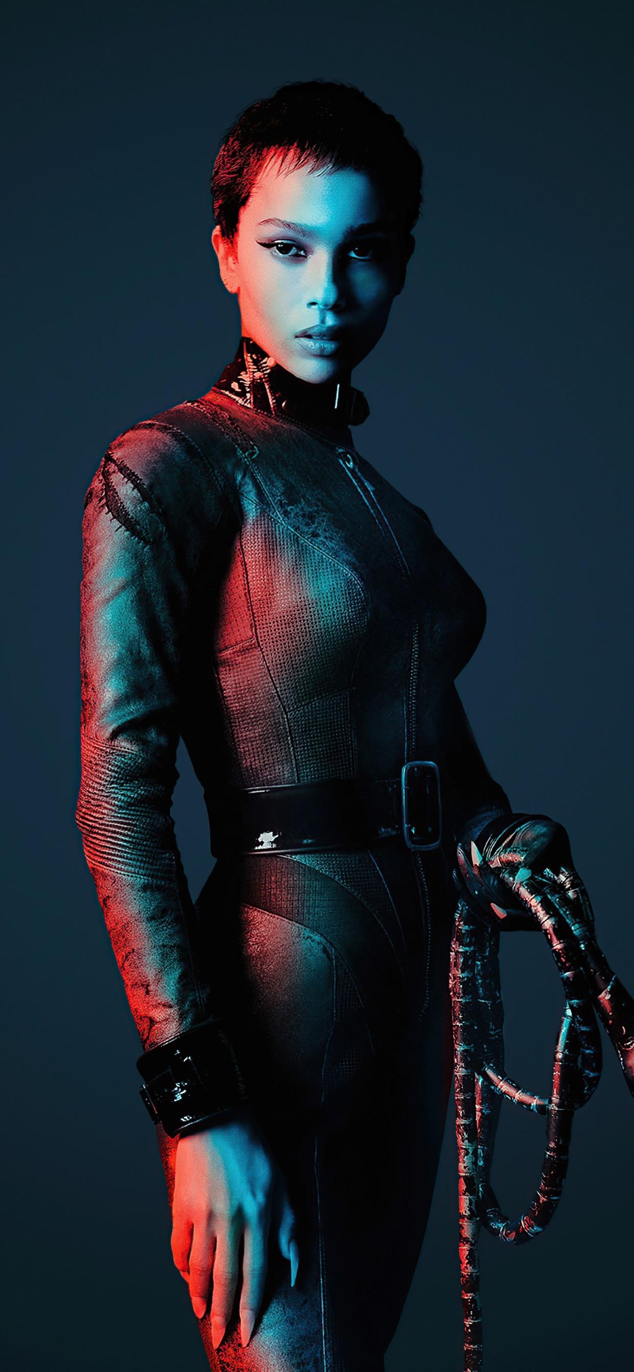 Zoe Kravitz, Catwoman, The Batman, 4K, HD, 1250x2690 HD Handy