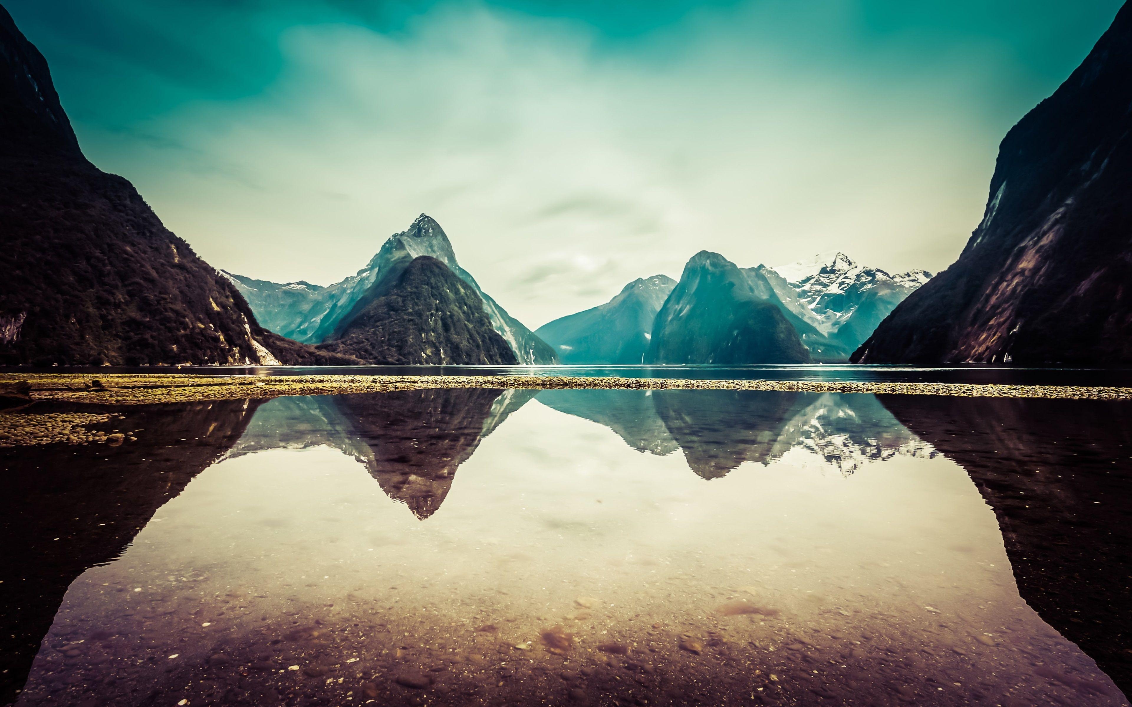 Milford Sound, HD, Natur, Neuseeland, Reise, 3840x2400 4K Desktop