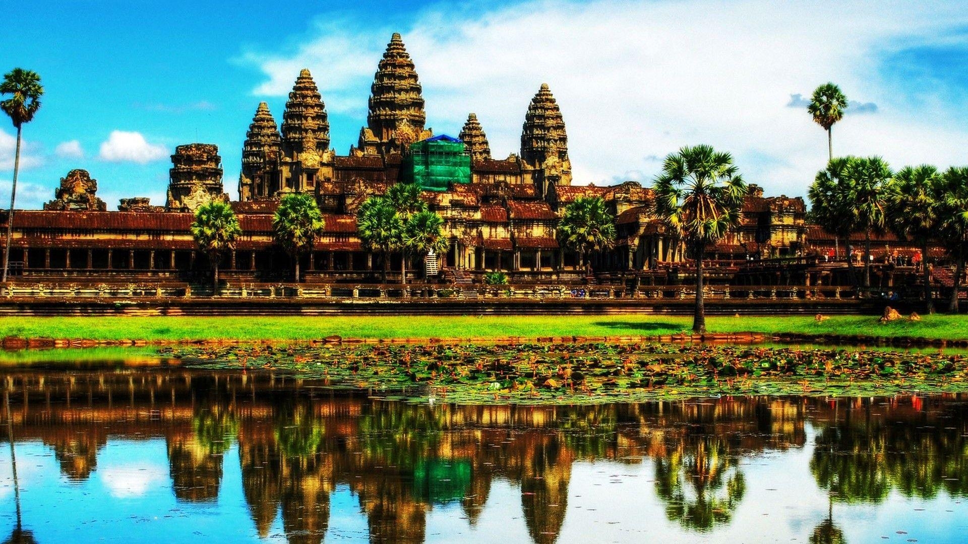 Angkor Wat, HD, Kambodscha, Tempel, Kultur, 1920x1080 Full HD Desktop