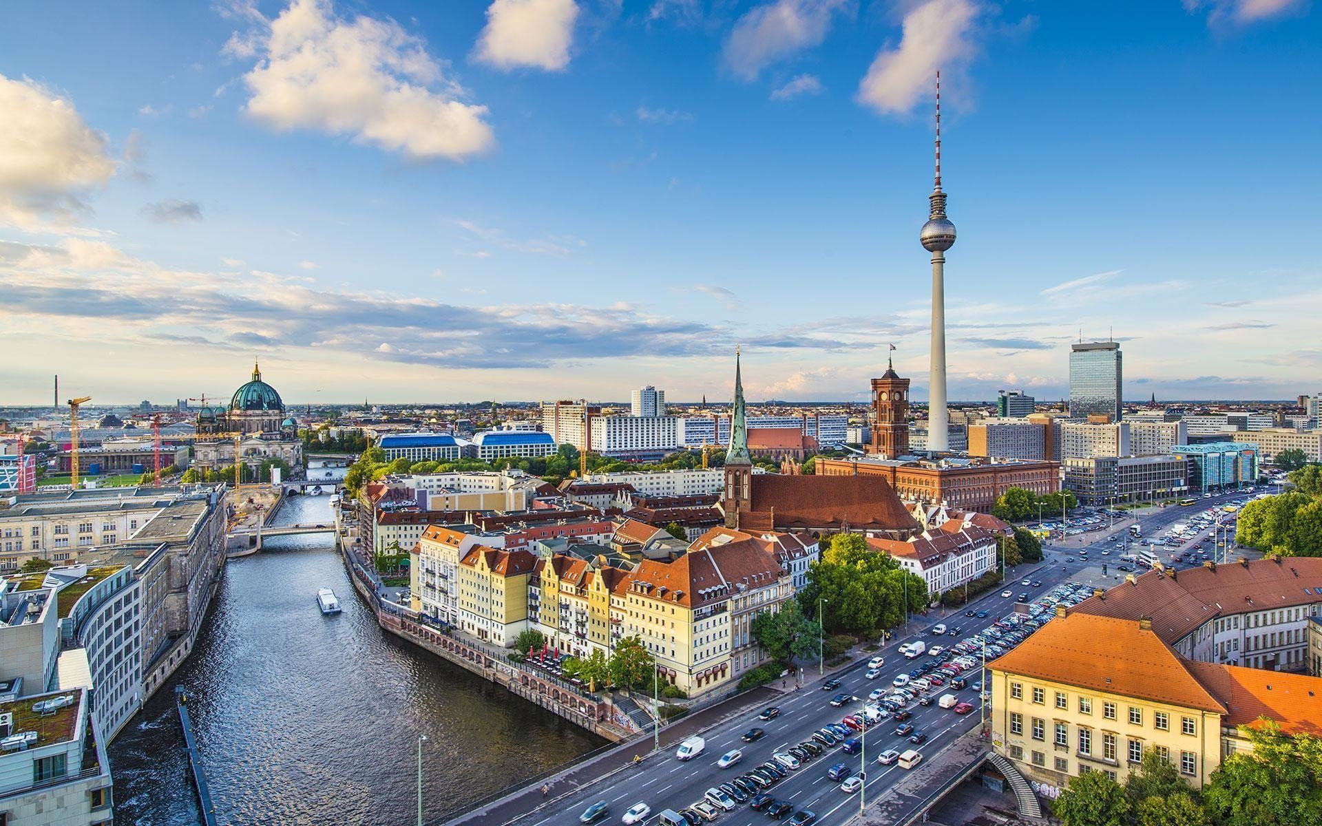 Berlin, Deutschland Stadt, Desktop, Mobiltelefone, 1920x1200 HD Desktop