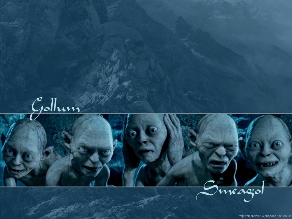 Gollum Smeagol, Fantasy, Film, HD, Charakter, 1030x770 HD Desktop