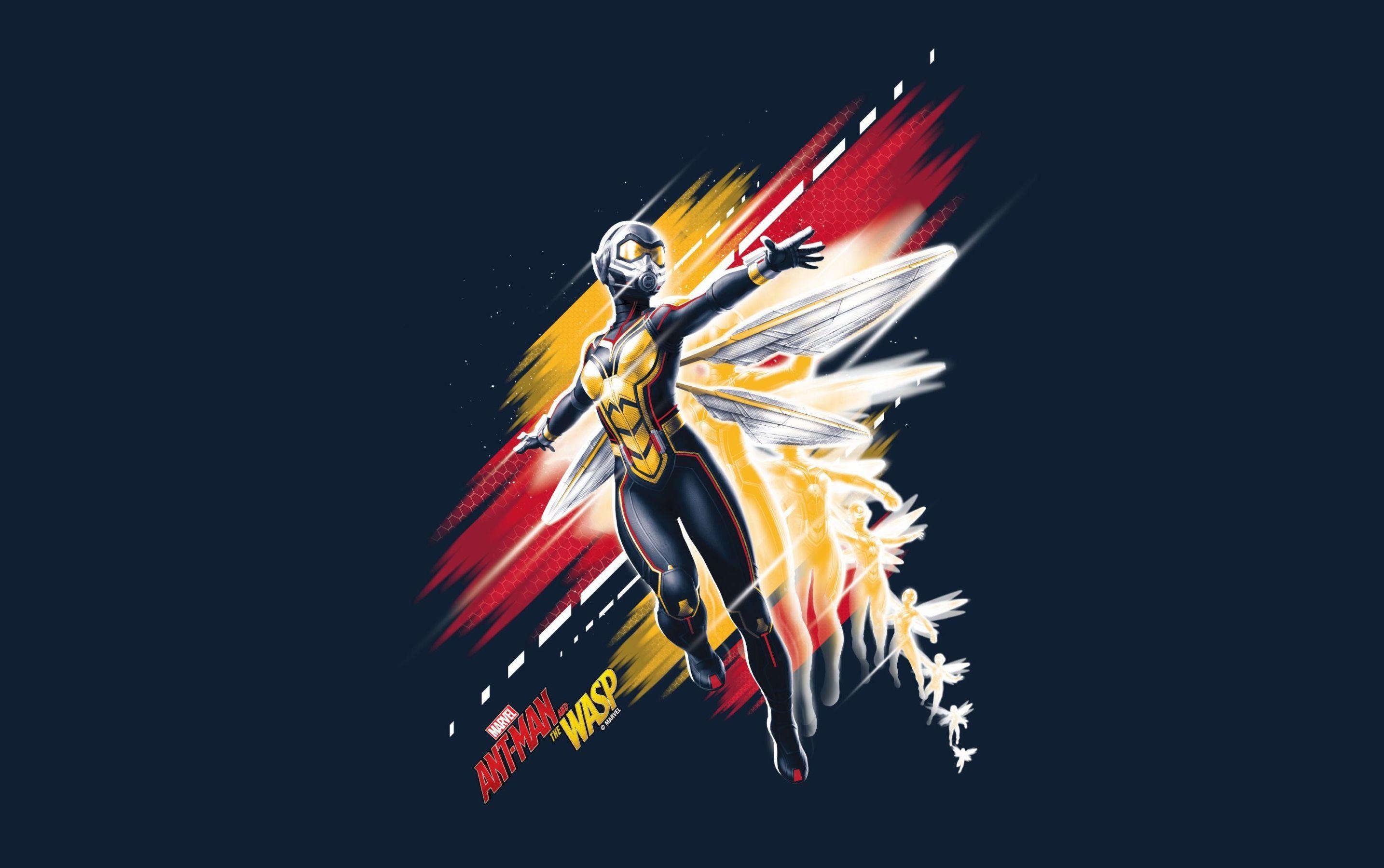 The Wasp, Filme, Superheld, Hintergrund, Kunst, 2870x1800 HD Desktop