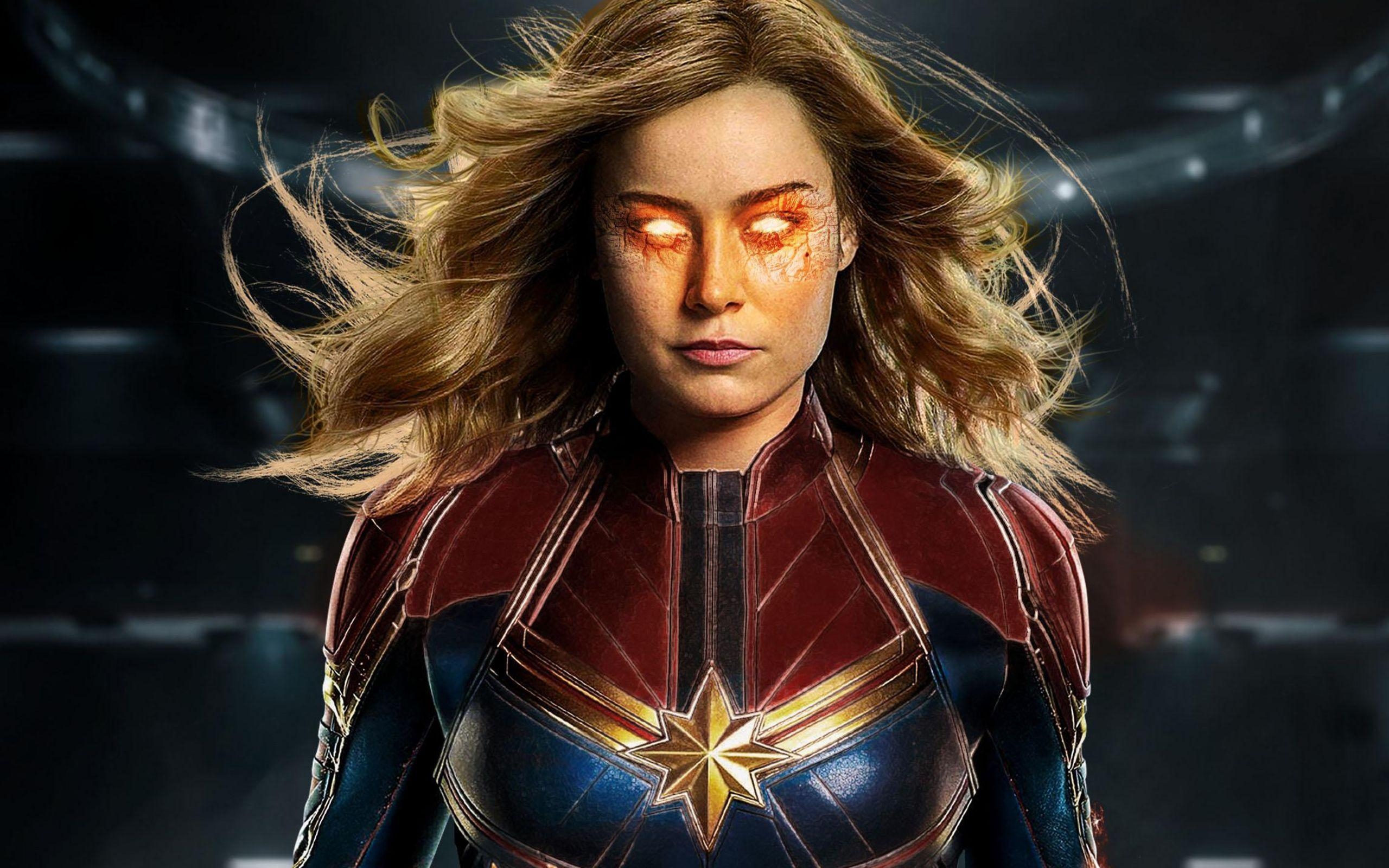 Captain Marvel Film, HD 4K Auflösung, Brie Larson, Superhelden, Filmplakat, 2560x1600 HD Desktop