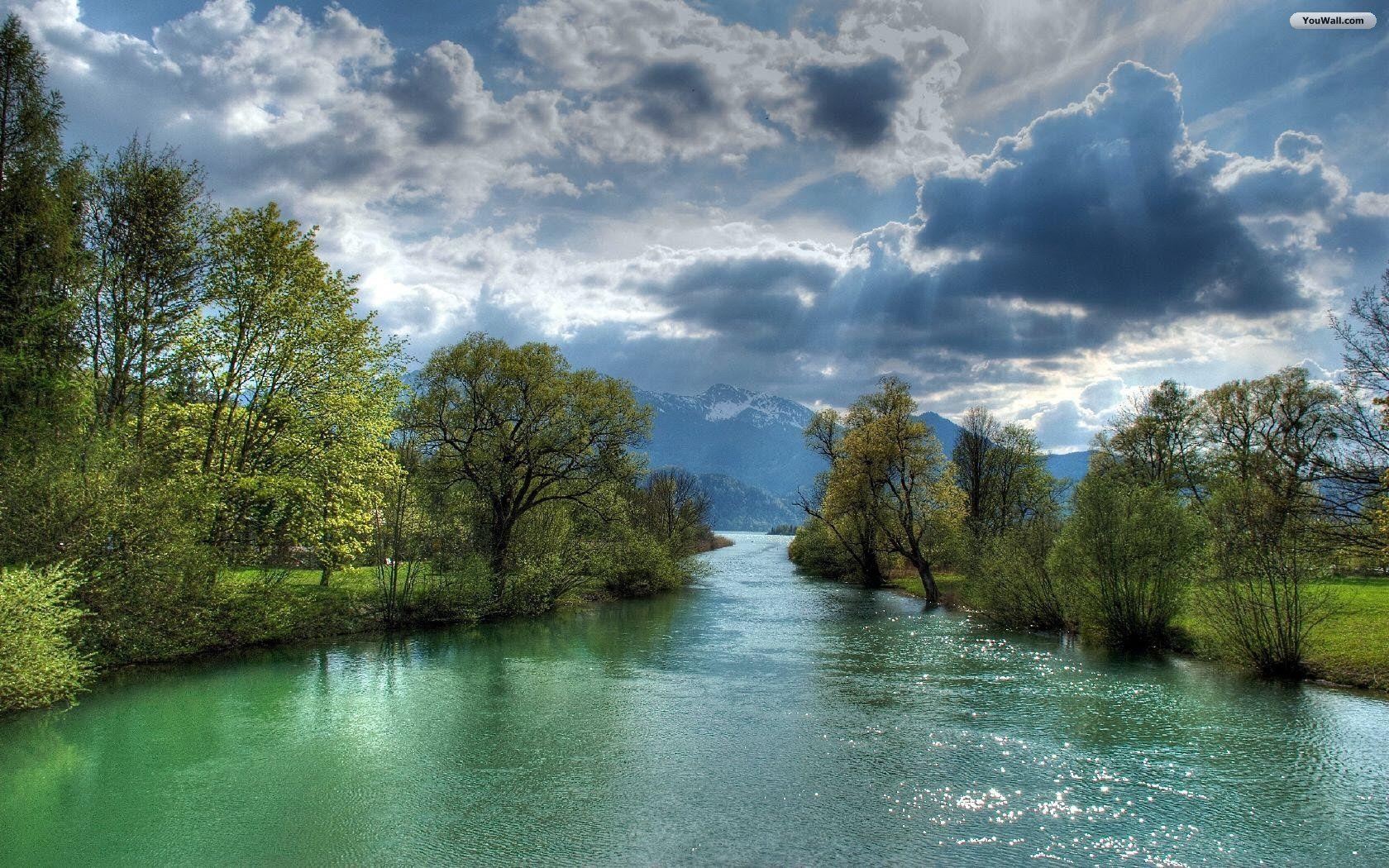 Schöner Fluss, Natur, HD Bild, Wasser, Landschaft, 1680x1050 HD Desktop