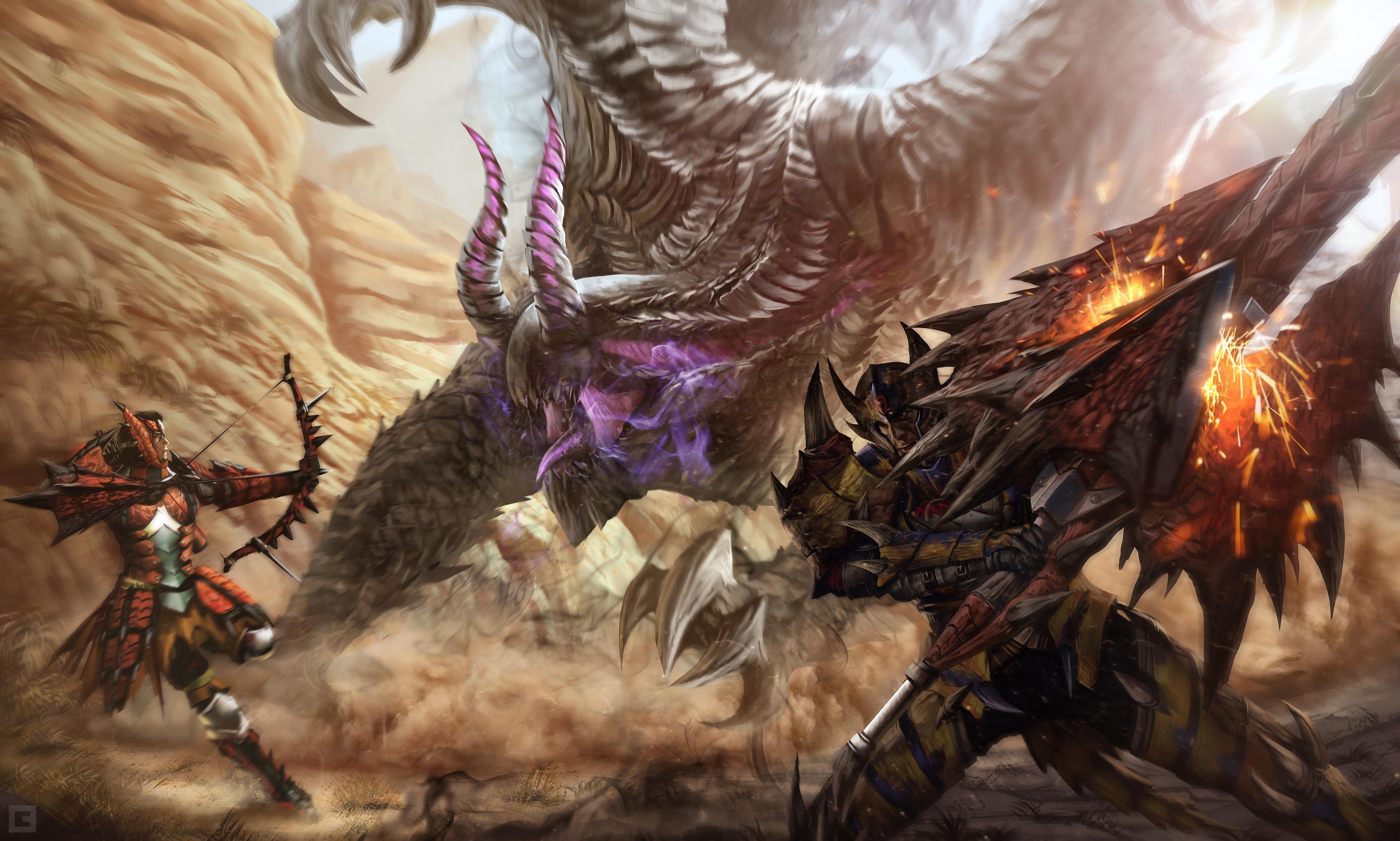 Monster Hunter, Welt, HD Grafik, Hintergrund, 5000x3000 4K Desktop