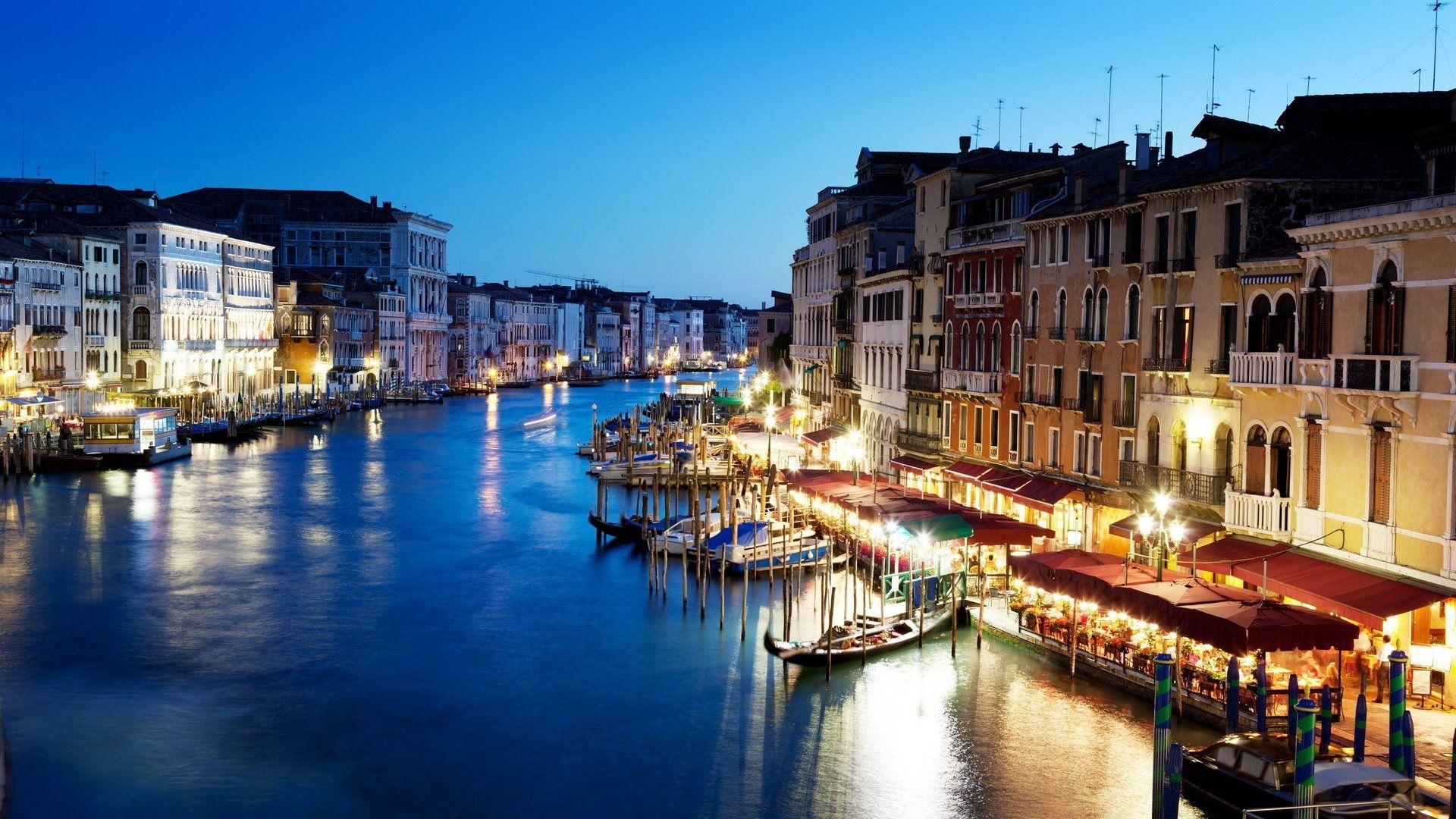 Venedig, HD, Kanal, Brücken, Italien, 1920x1080 Full HD Desktop