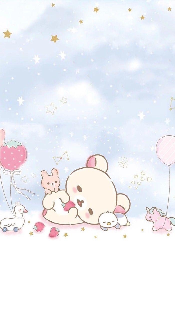 Korilakkuma, Rilakkuma, Kawaii, Vorlagen, Sanrio, 700x1250 HD Handy