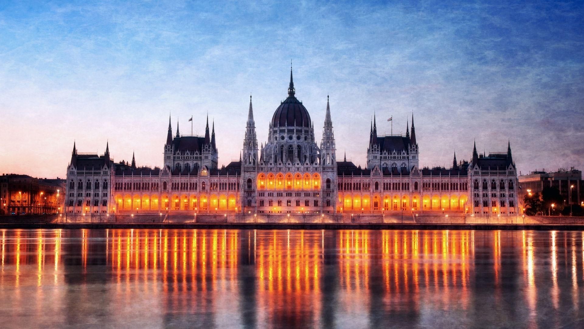 Budapest, HD Bild, Ungarisches Parlament, Stadtansicht, Reisen, 1920x1080 Full HD Desktop