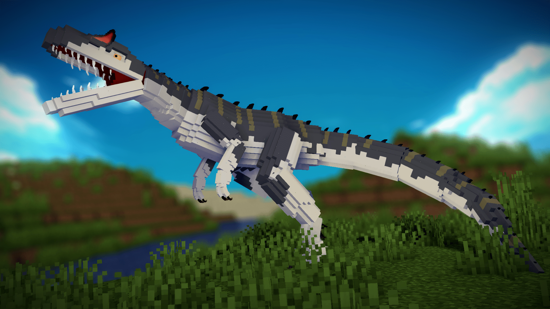 Allosaurus, Rig Preview, Imator Foren, Animationsprozess, Dinosaurier, 1920x1080 Full HD Desktop