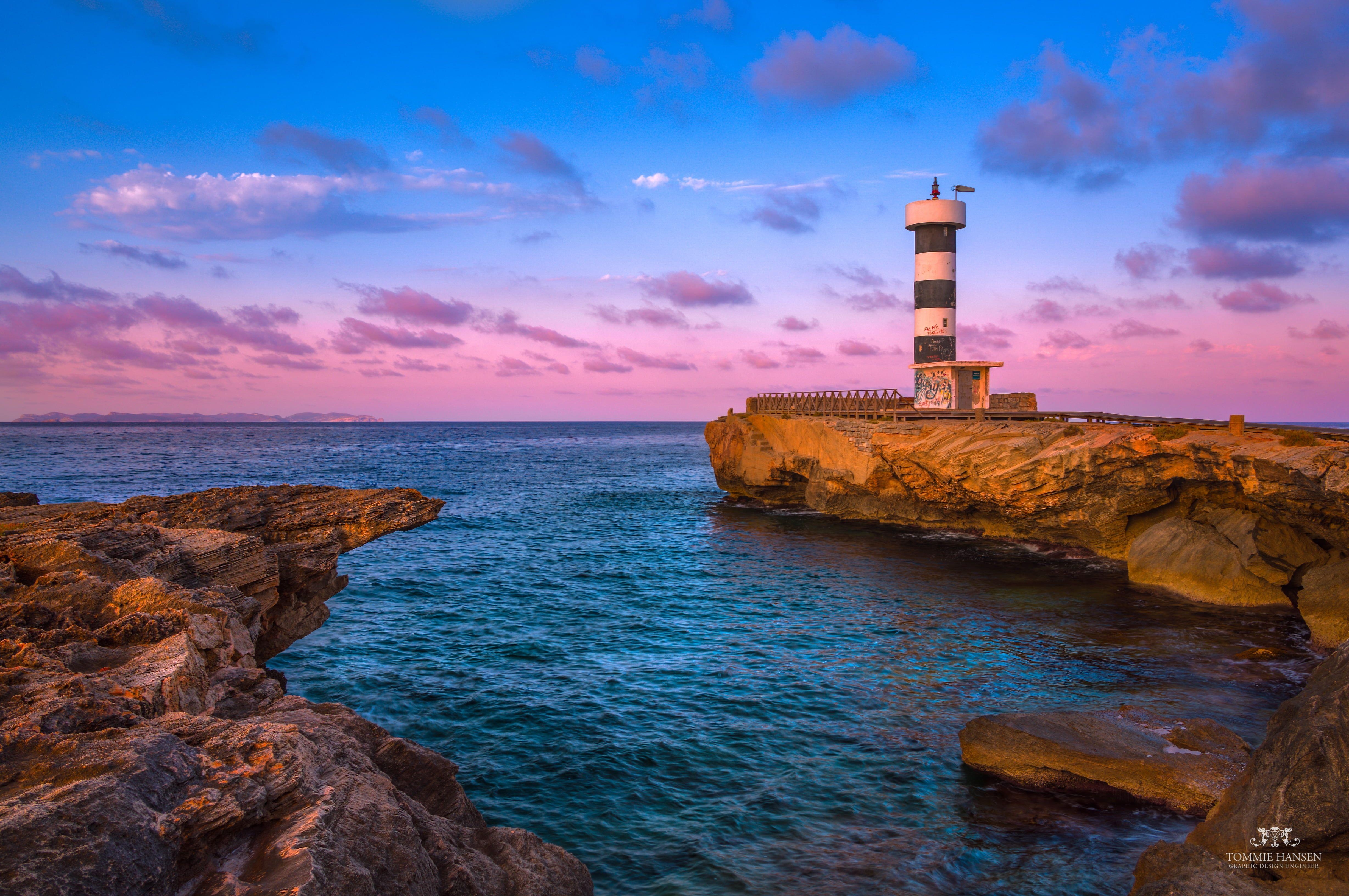 Mallorca, Leuchtturm, Klippe, Spanien, HD, 4920x3270 4K Desktop