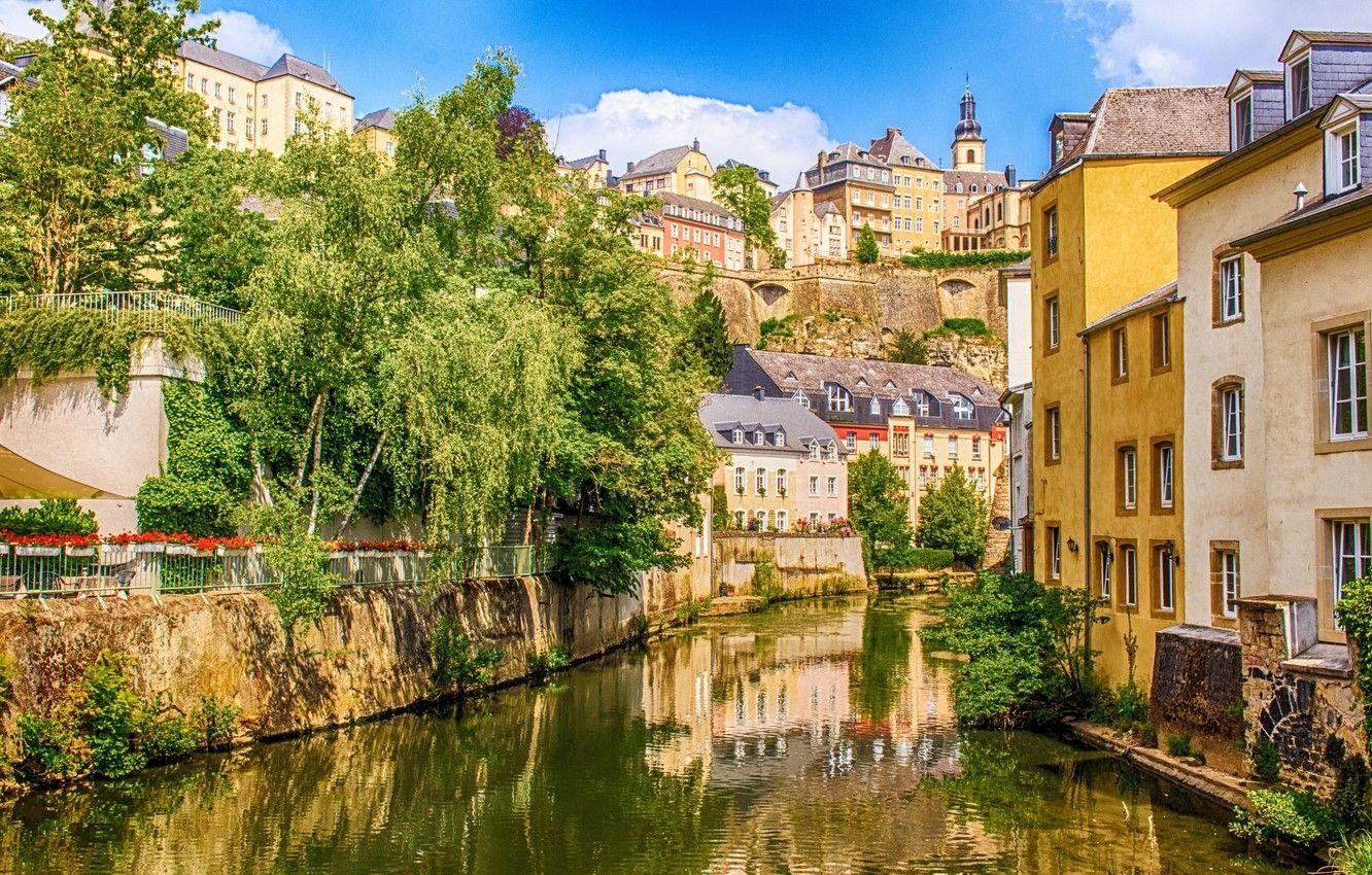 Luxemburg, Fluss, Zuhause, Herzogtum, Sauer, 1340x850 HD Desktop